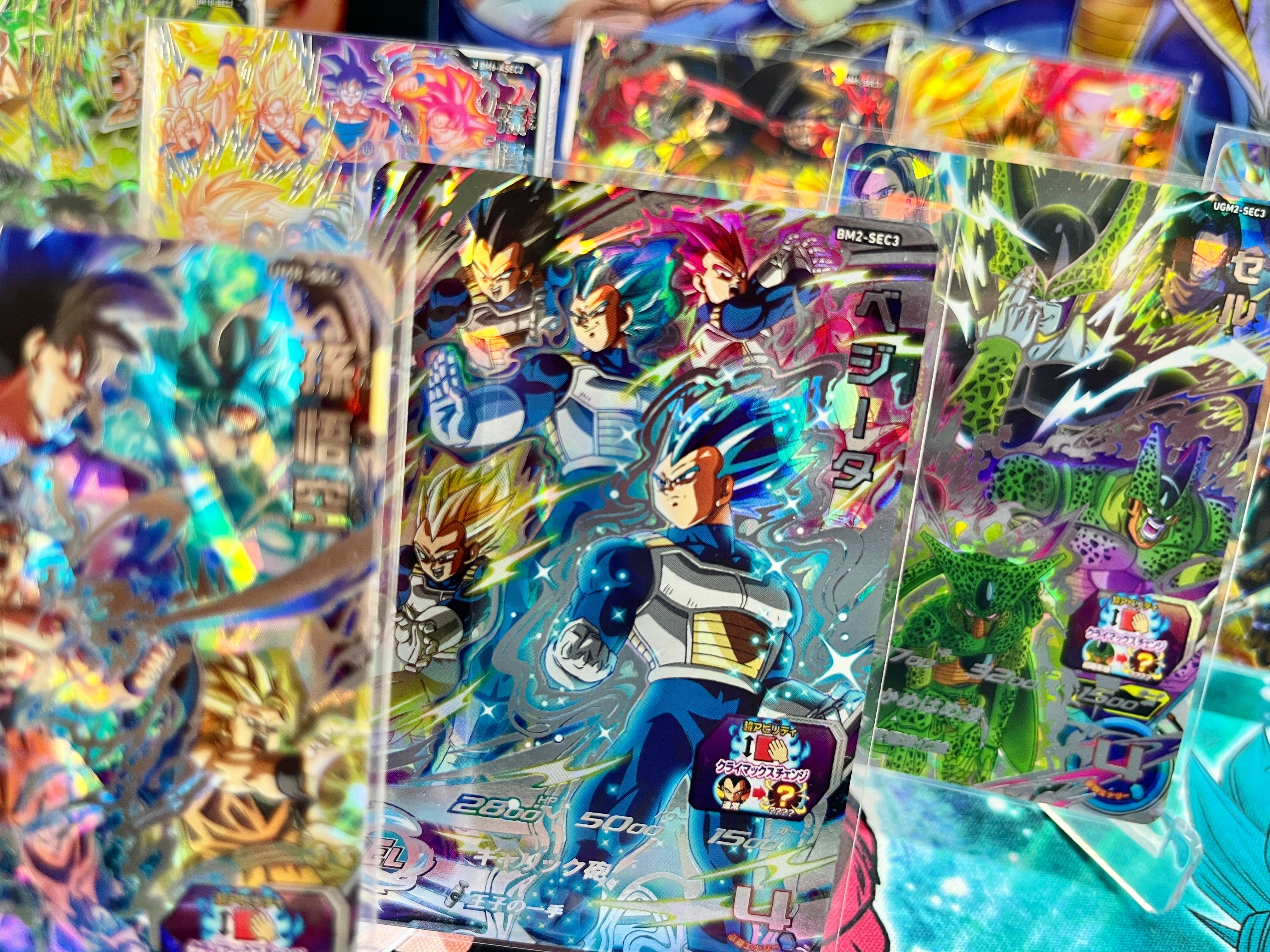 How do Dragon Ball card rarities work?