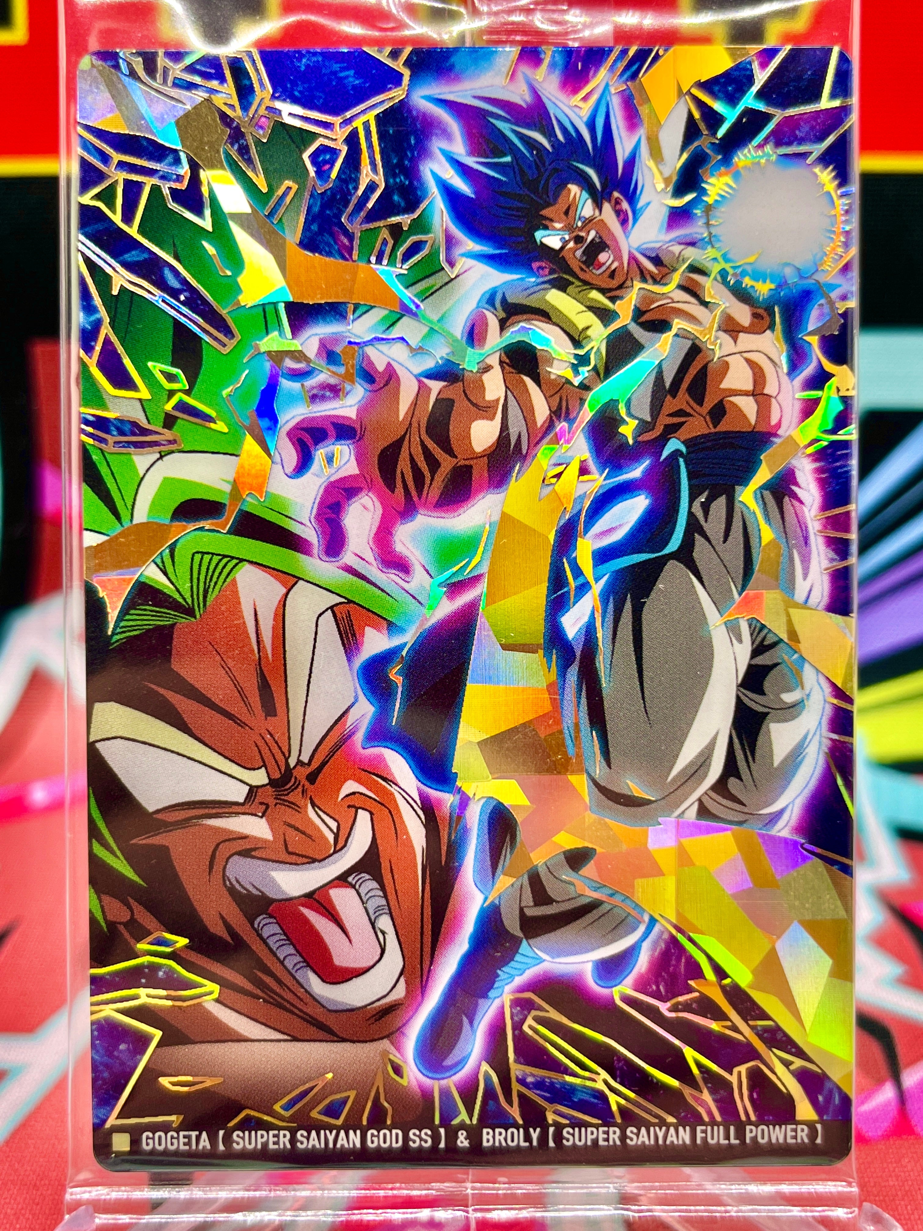 1-14 SSR SSGSS Gogeta y SS Broly SSR de máxima potencia (2022)