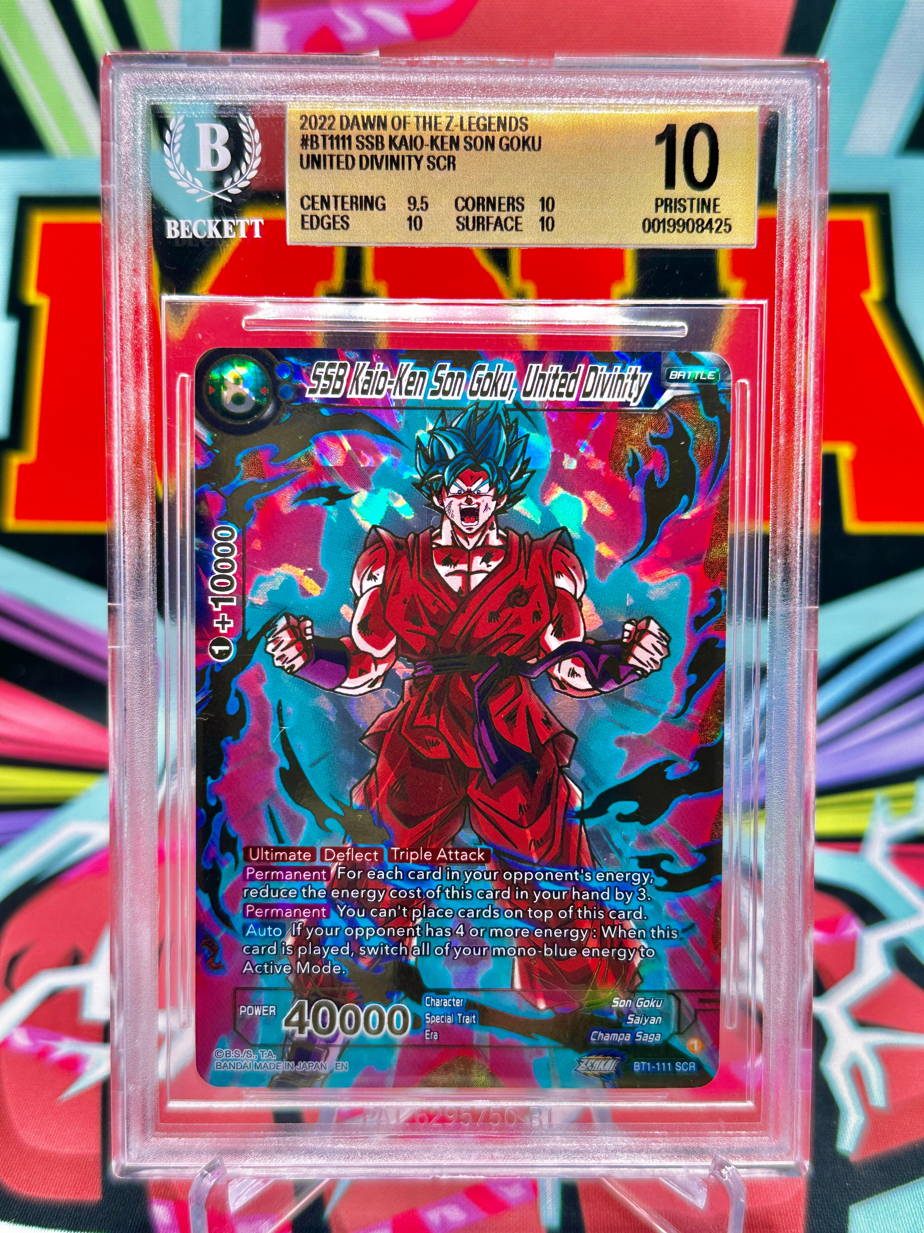 BGS 10 BT1-111 SSB Kaio-Ken Son Goku, United Divinity SCR (2022)