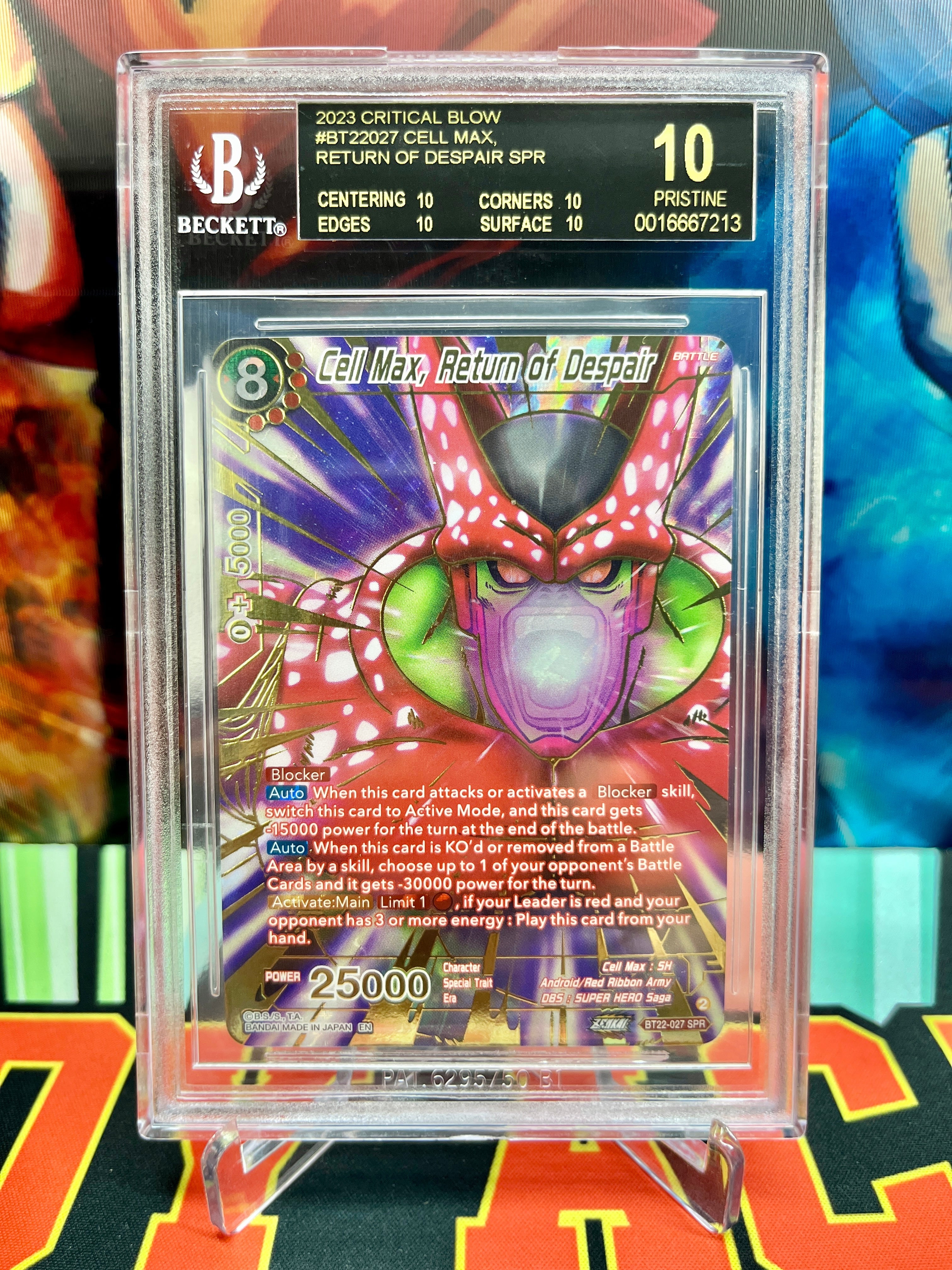 BGS 10 BLACK LABEL BT22-027 SPR Cell Max, Return of Despair SPR (2023)