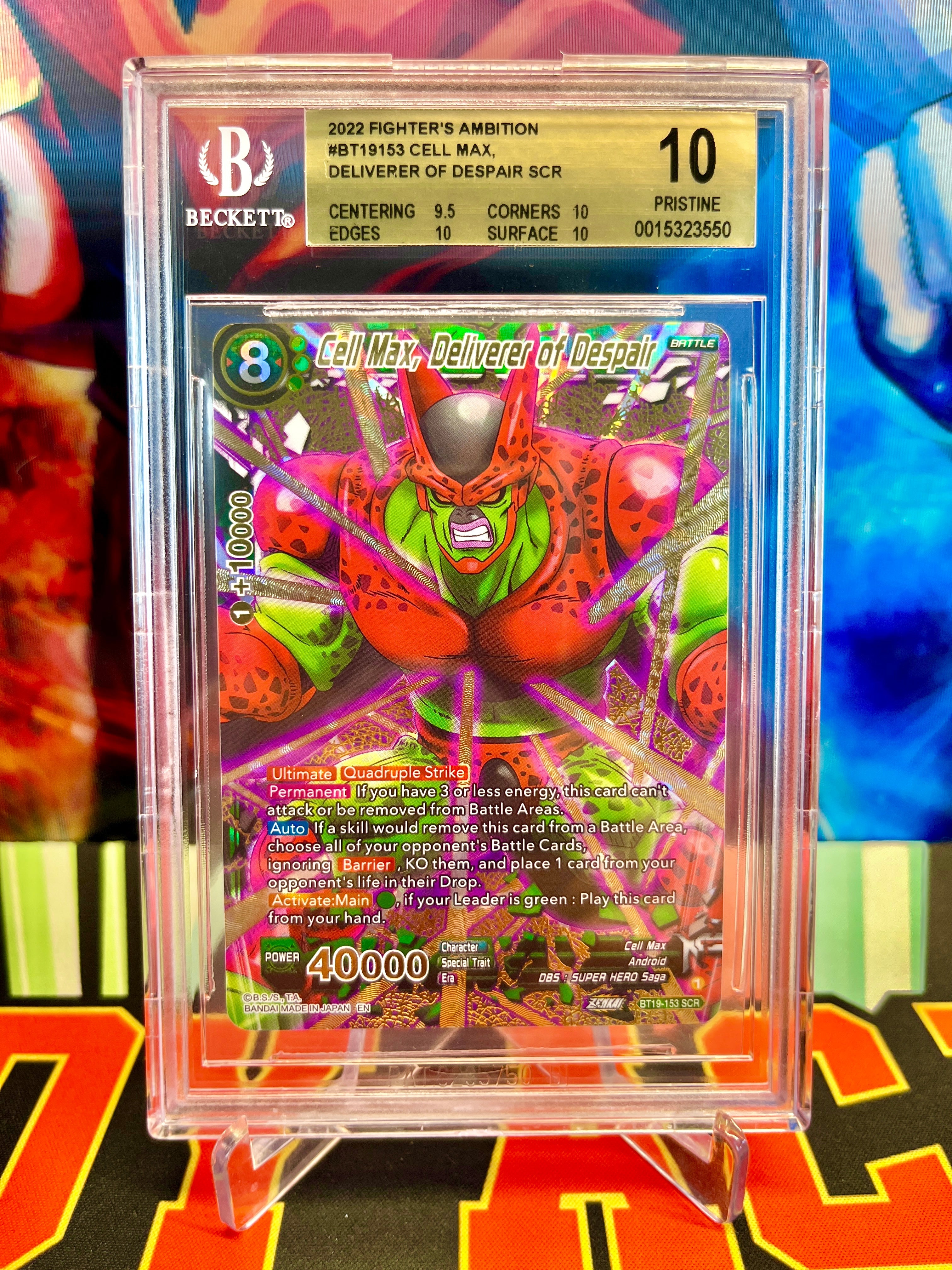 BGS 10 BT19-153 Cell Max, el liberador de la desesperación SCR (2022)