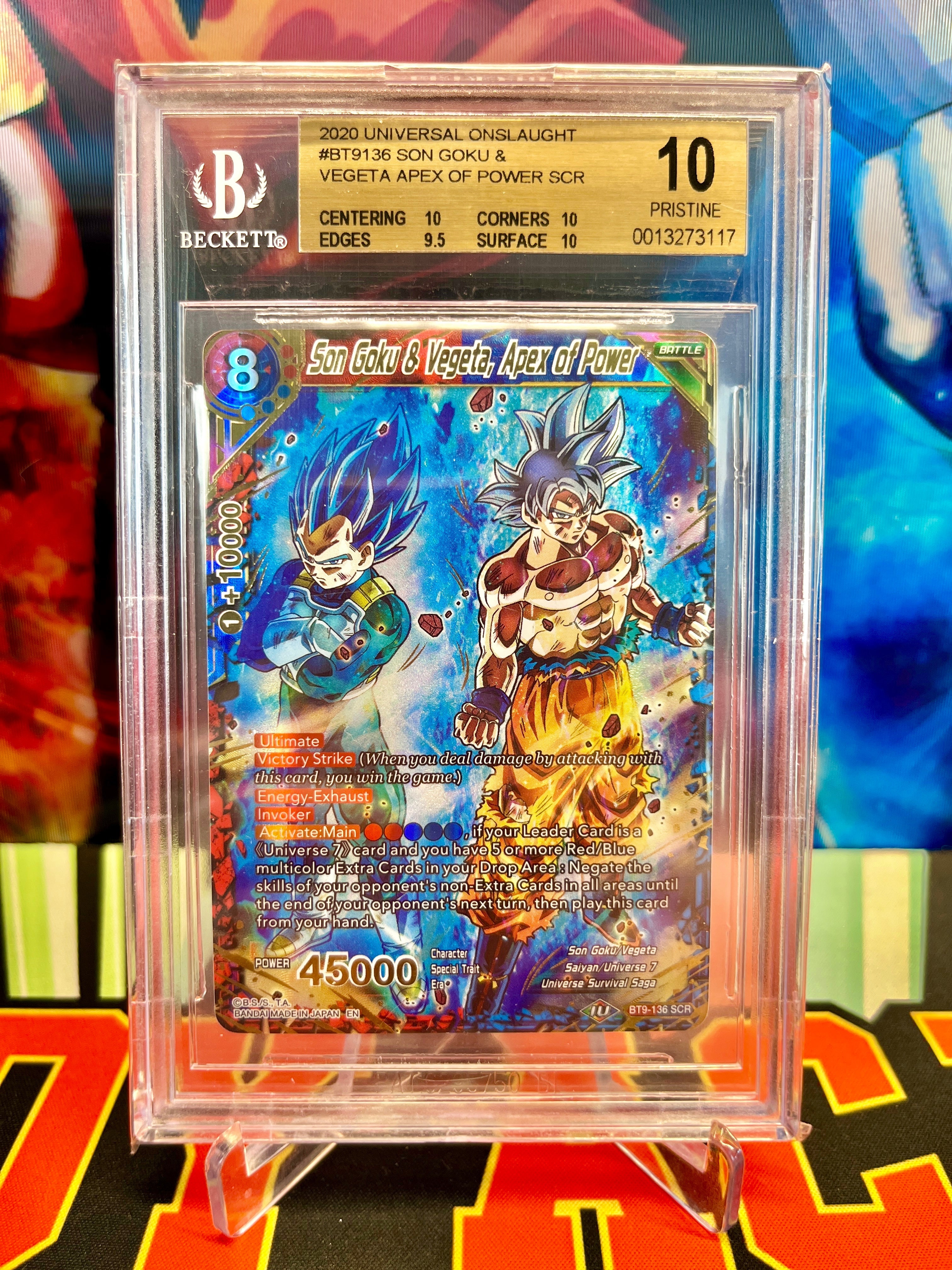 BGS 10 BT9-136 Son Goku y Vegeta, el culmen del poder SCR (2020)