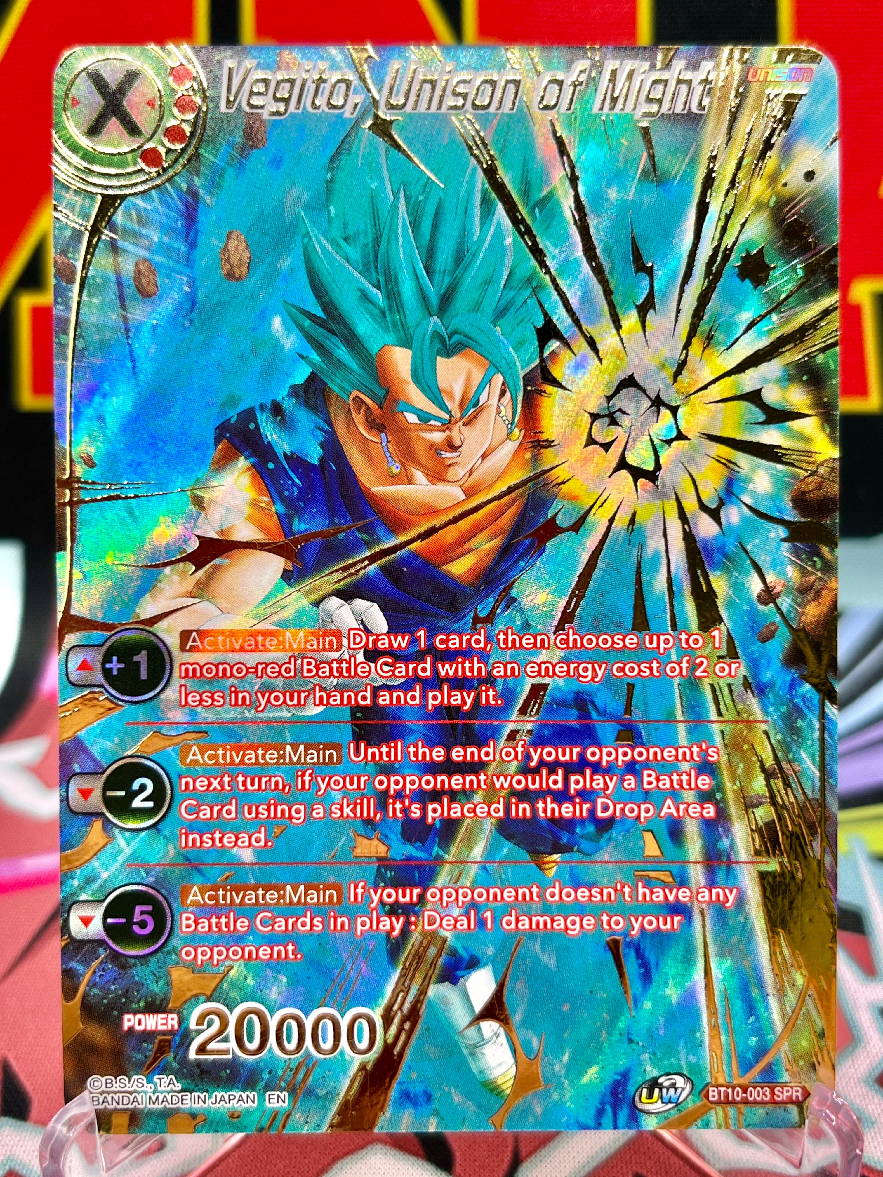 BT10-003 SPR Vegito, Unison of Might (2020)