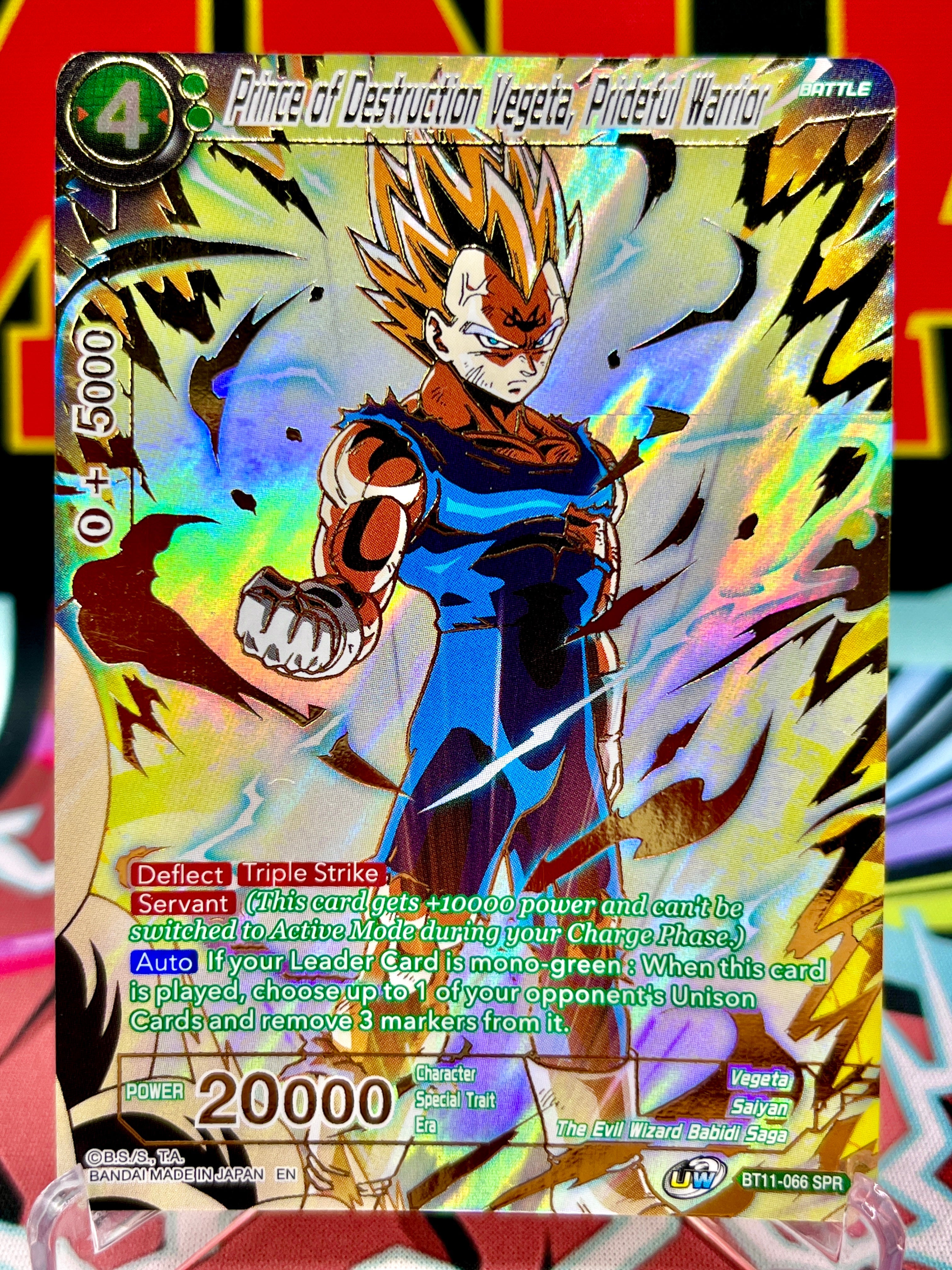 BT11-066 SPR Principe della Distruzione Vegeta, Guerriero Orgoglioso (2020)