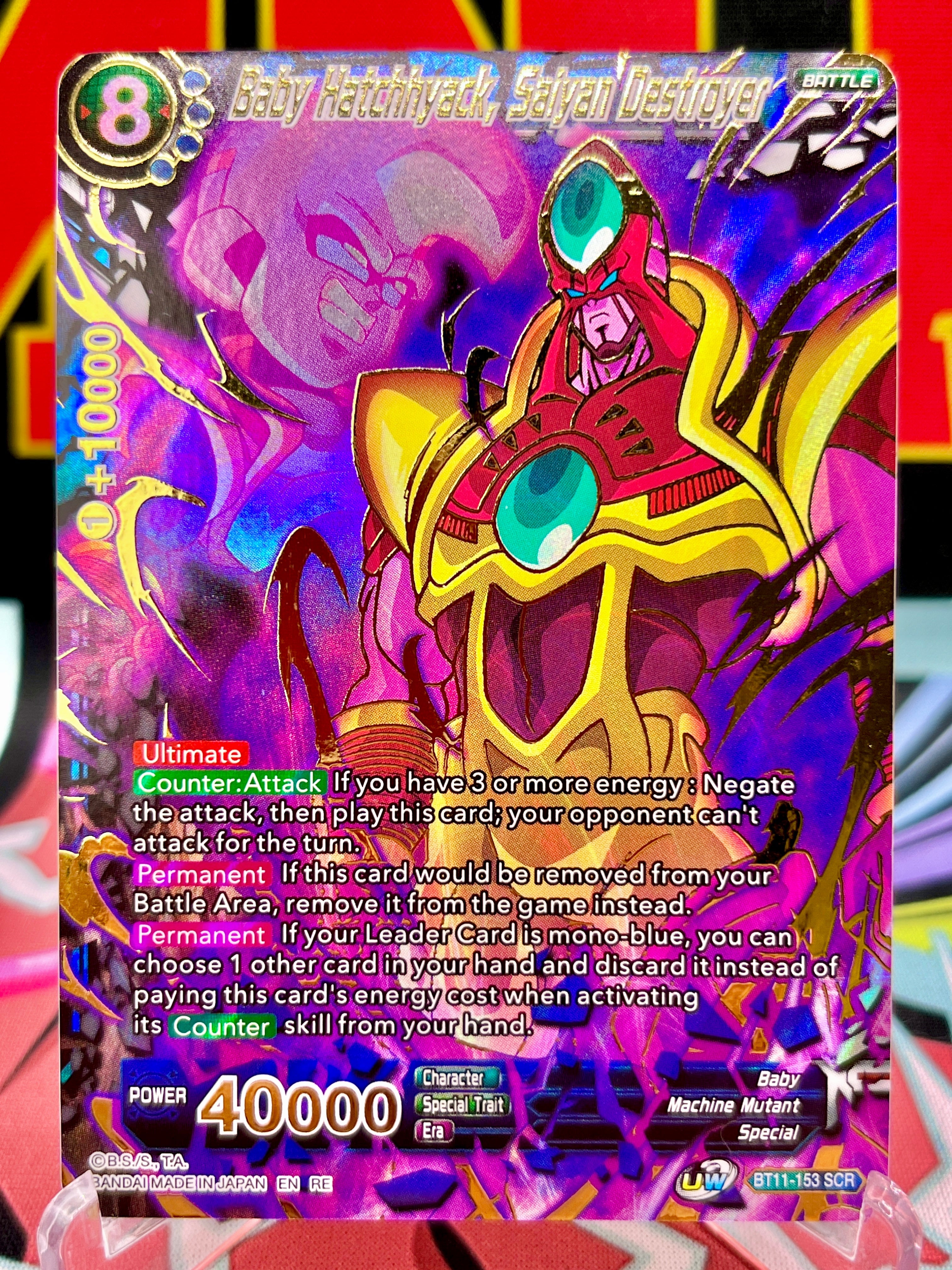 BT11-153 SCR Baby Hatchhyack, Destructor Saiyan (2021)