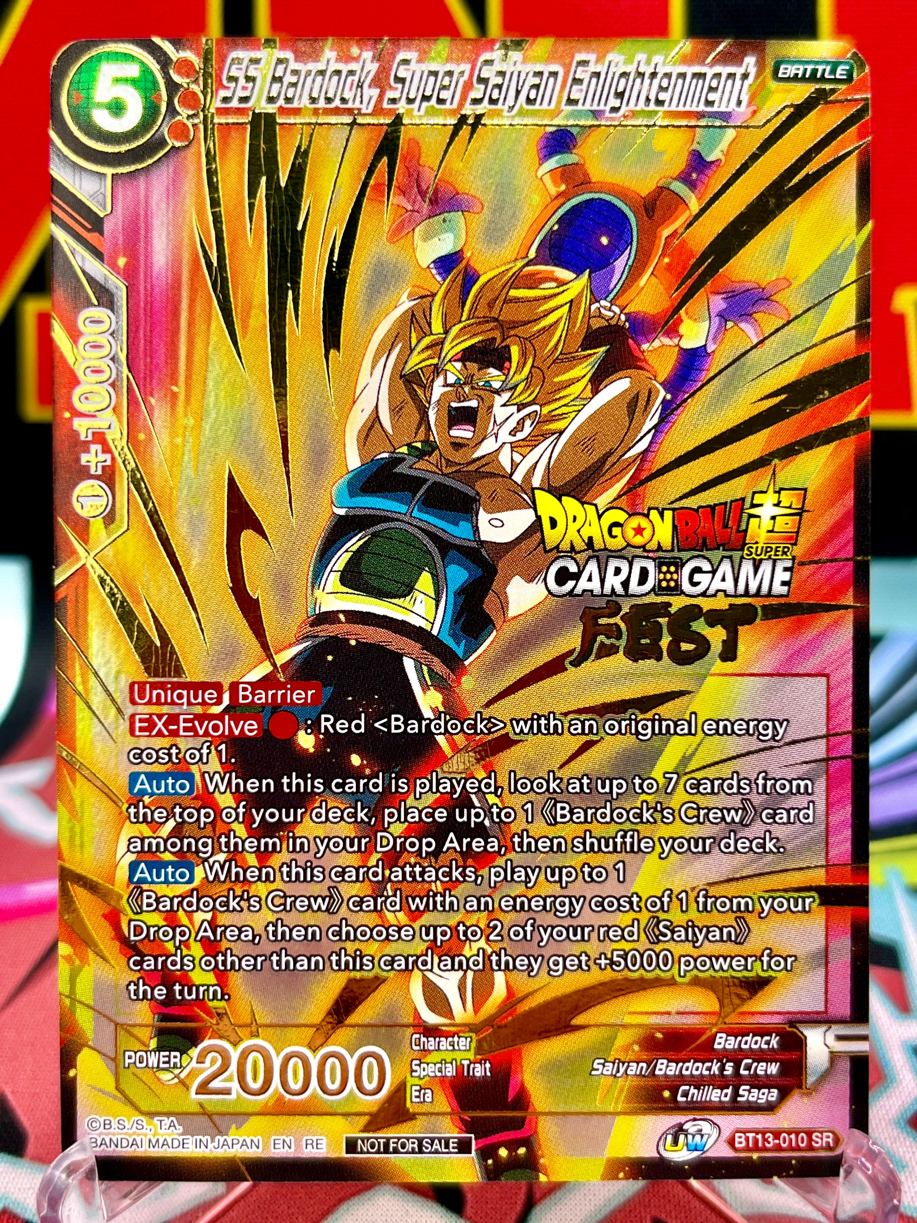 BT13-010 SR SS Bardock, Super Saiyan Enlightenment FEST (2022)