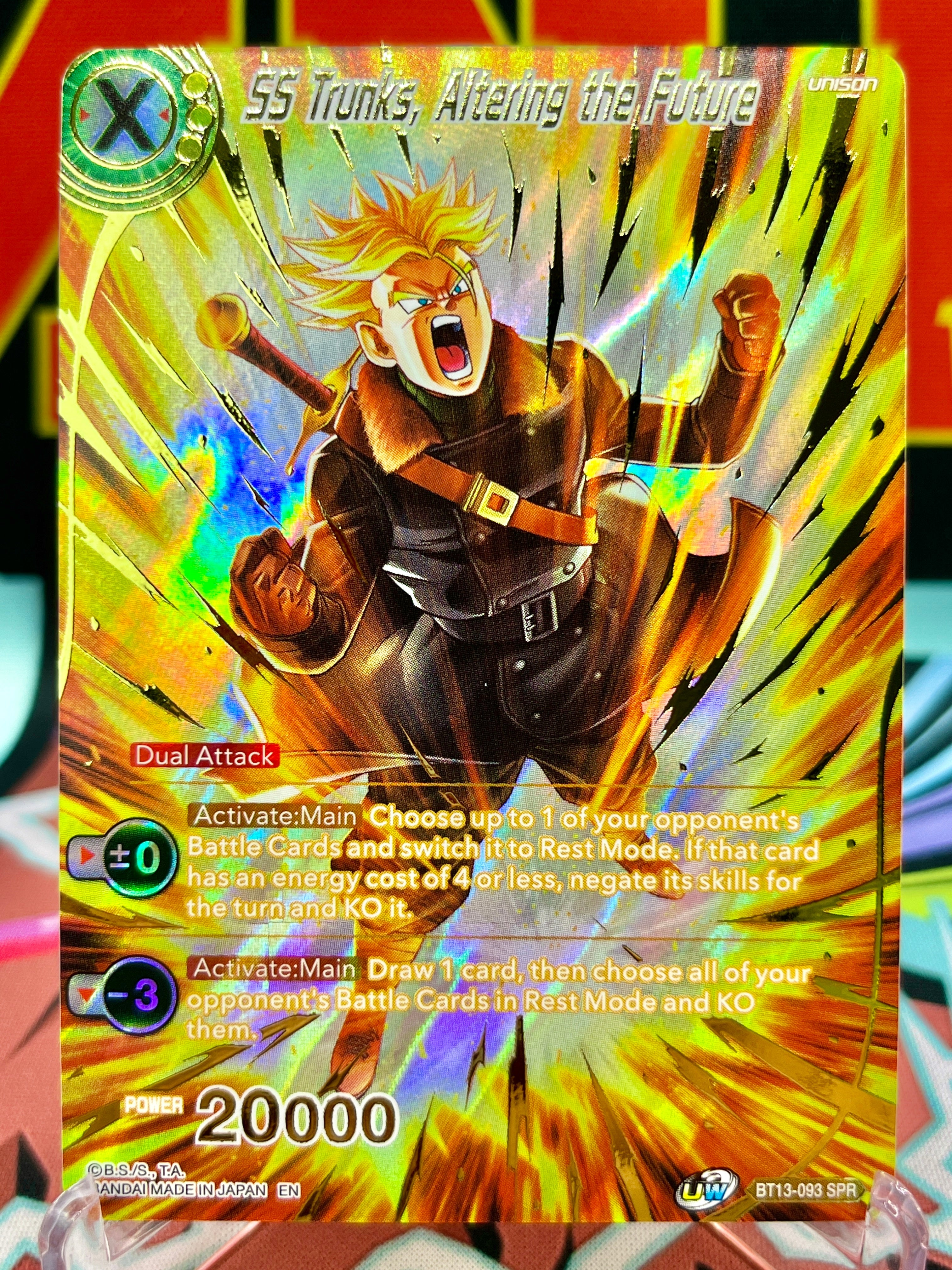 BT13-093 SPR SS Trunks, alterando il futuro (2021)