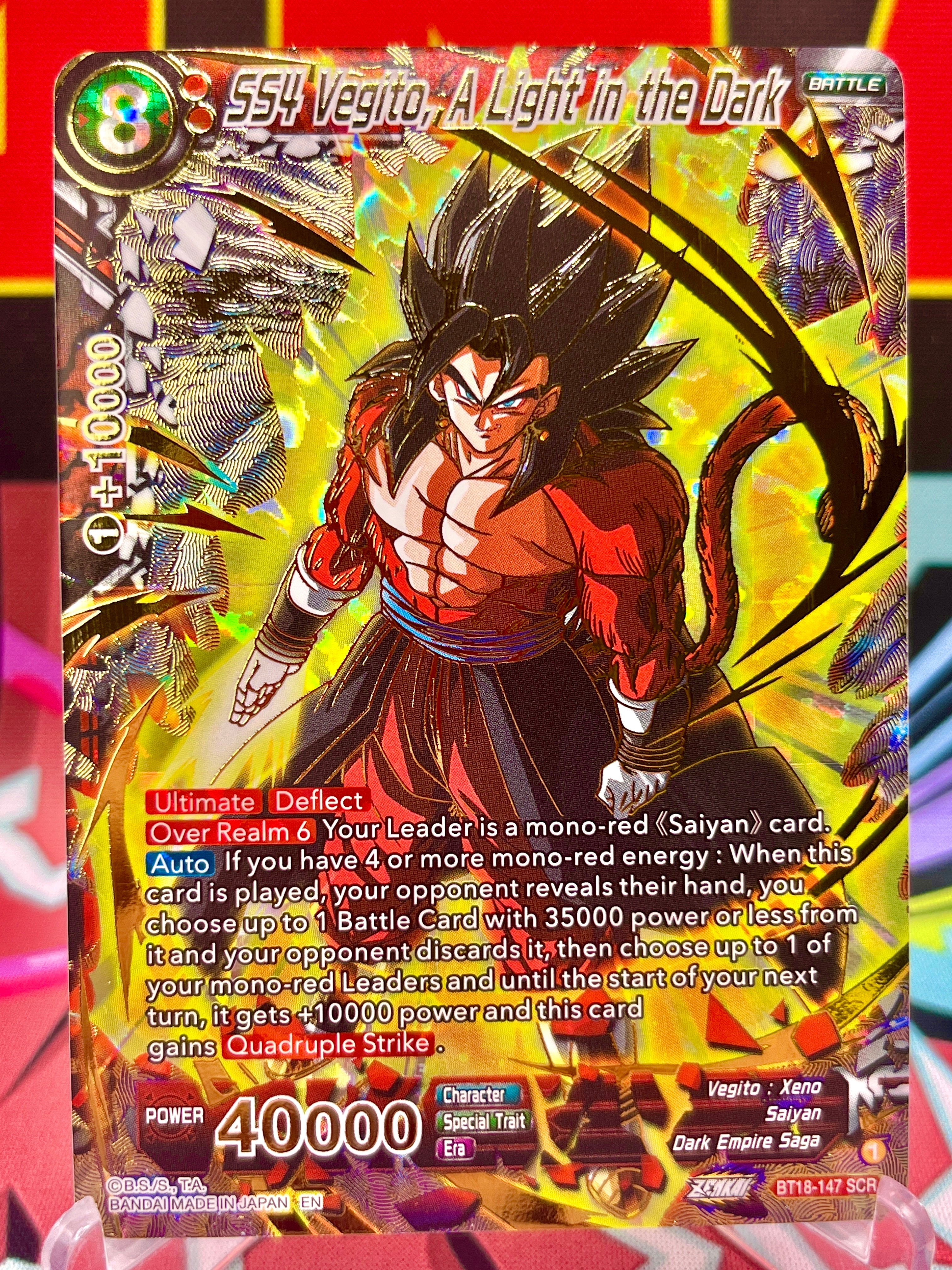 BT18-147 SCR SS4 Vegito, A Light in the Dark (2022)