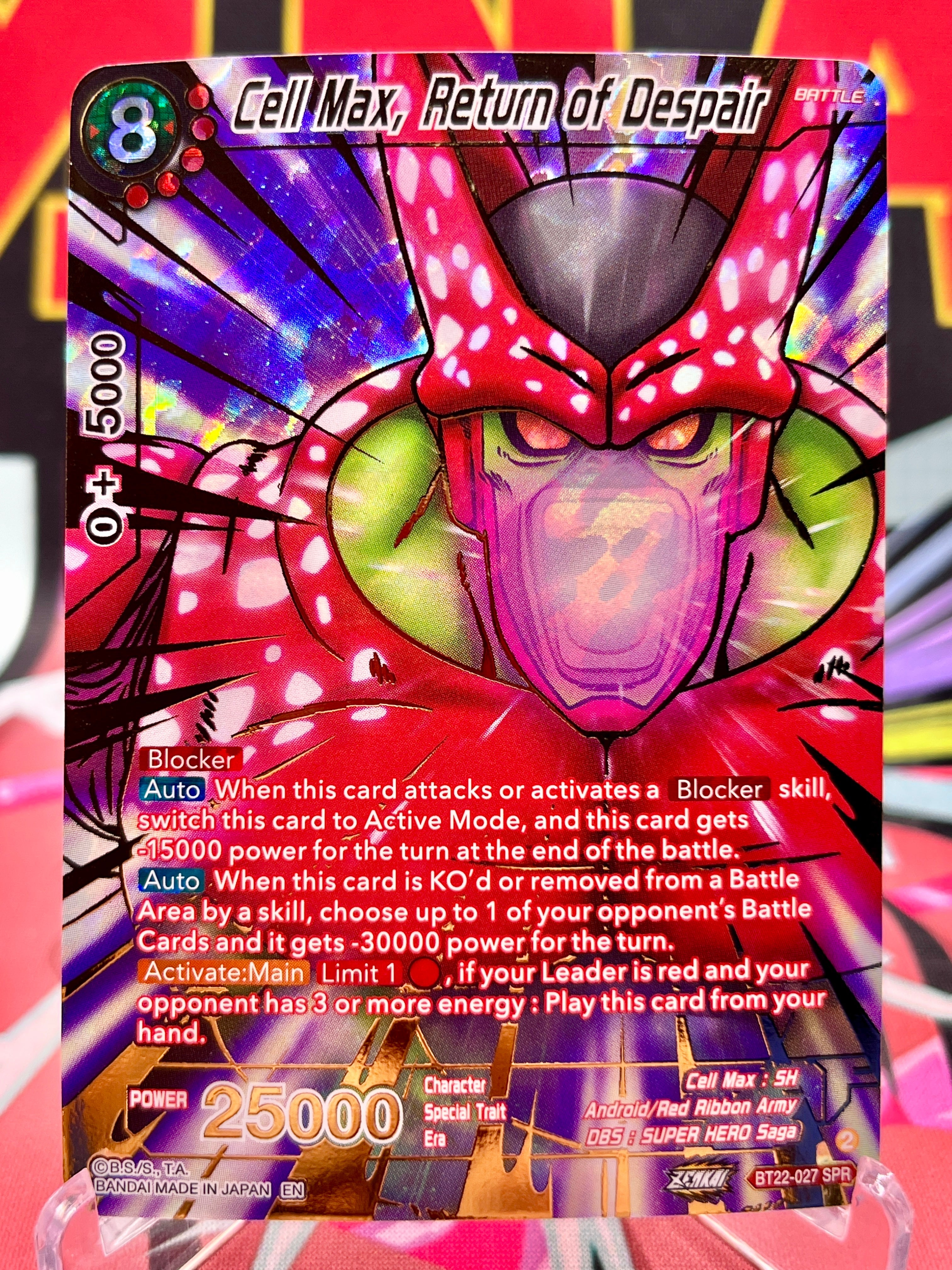 BT22-027 SPR Cell Max, Return of Despair (2023)