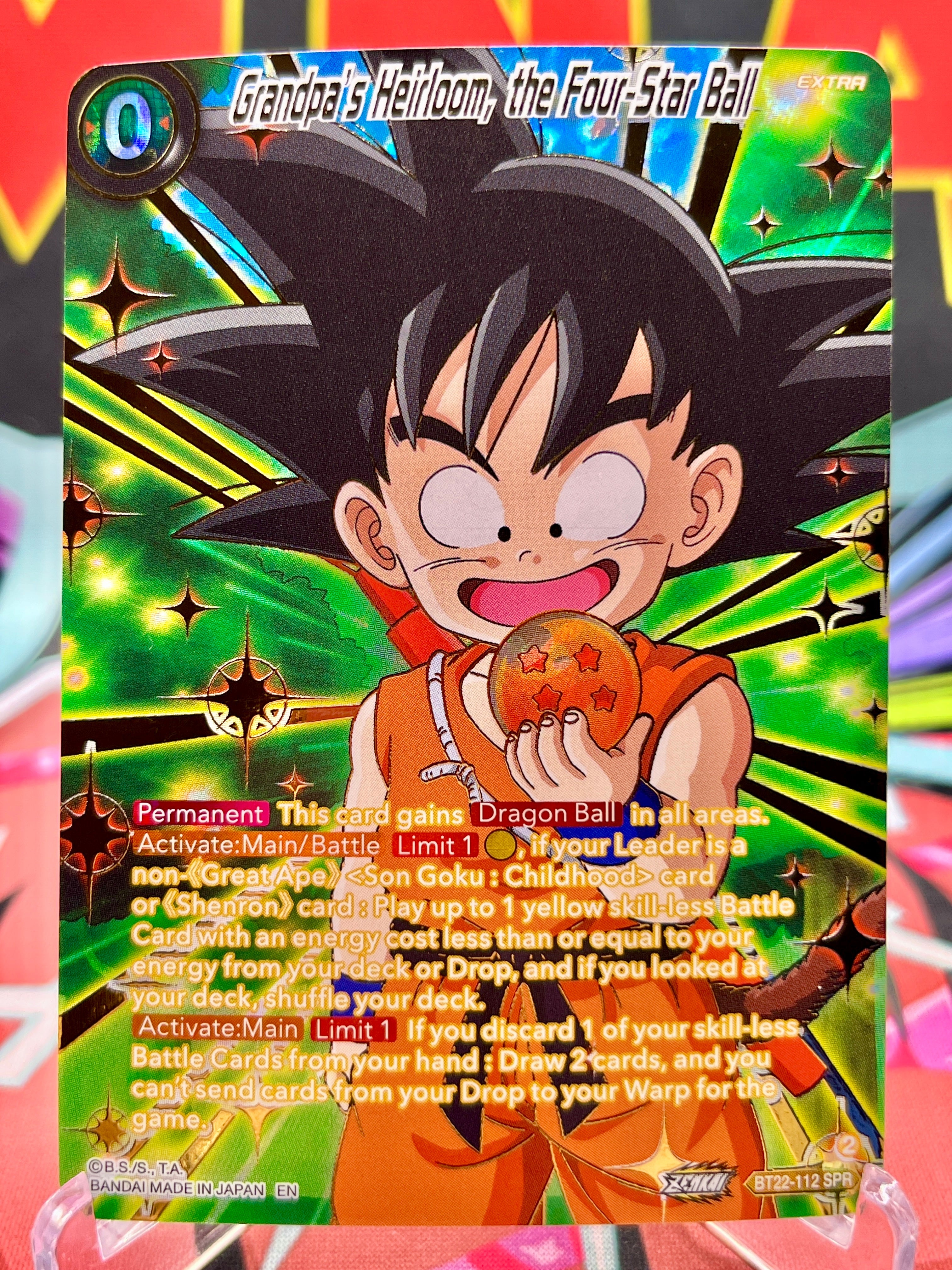 BT22-112 SPR Grandpa's Heirloom, the Four Star Ball (2023)