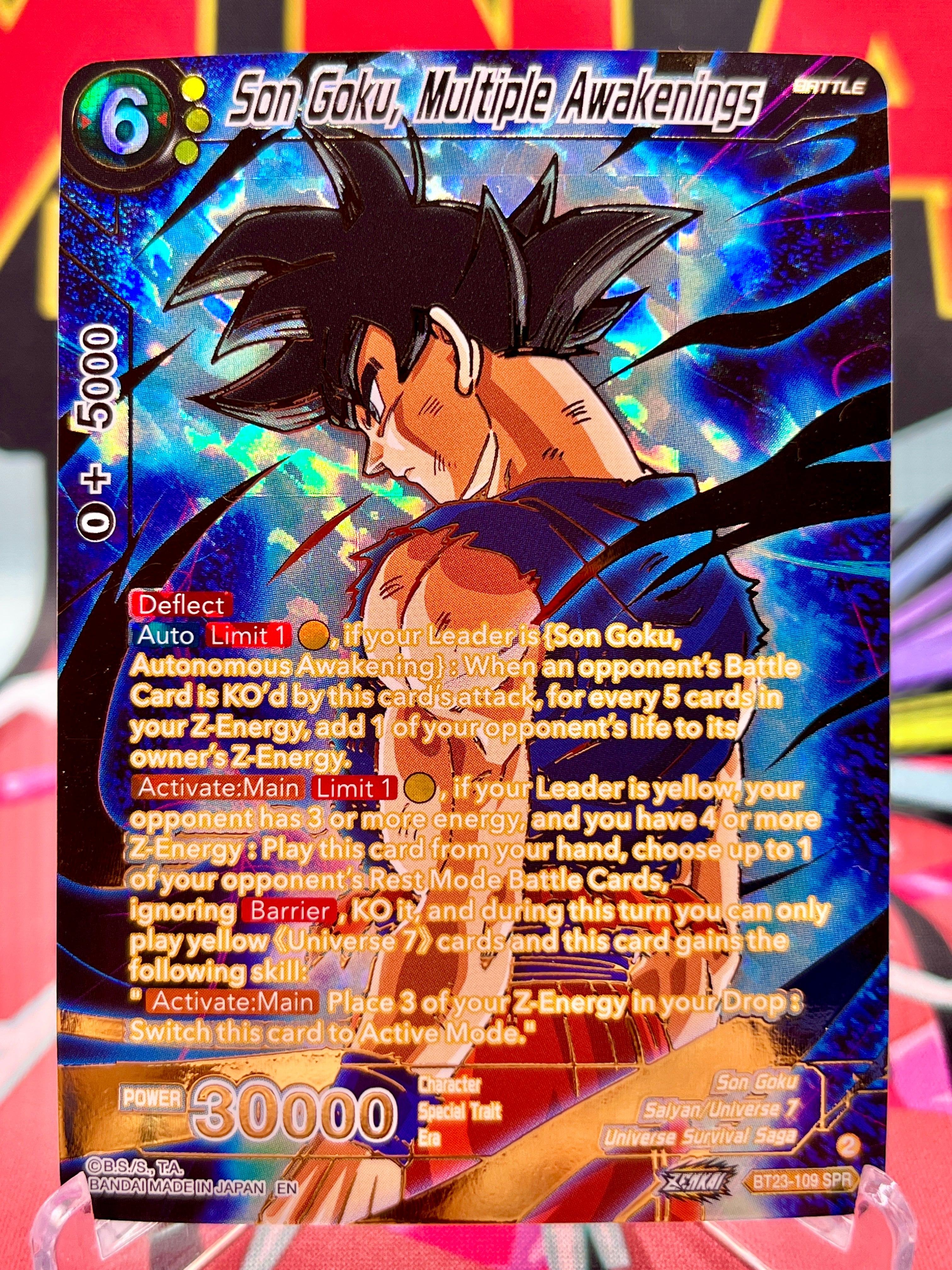 BT23-109 SPR Son Goku, Multiple Awakenings (2023)