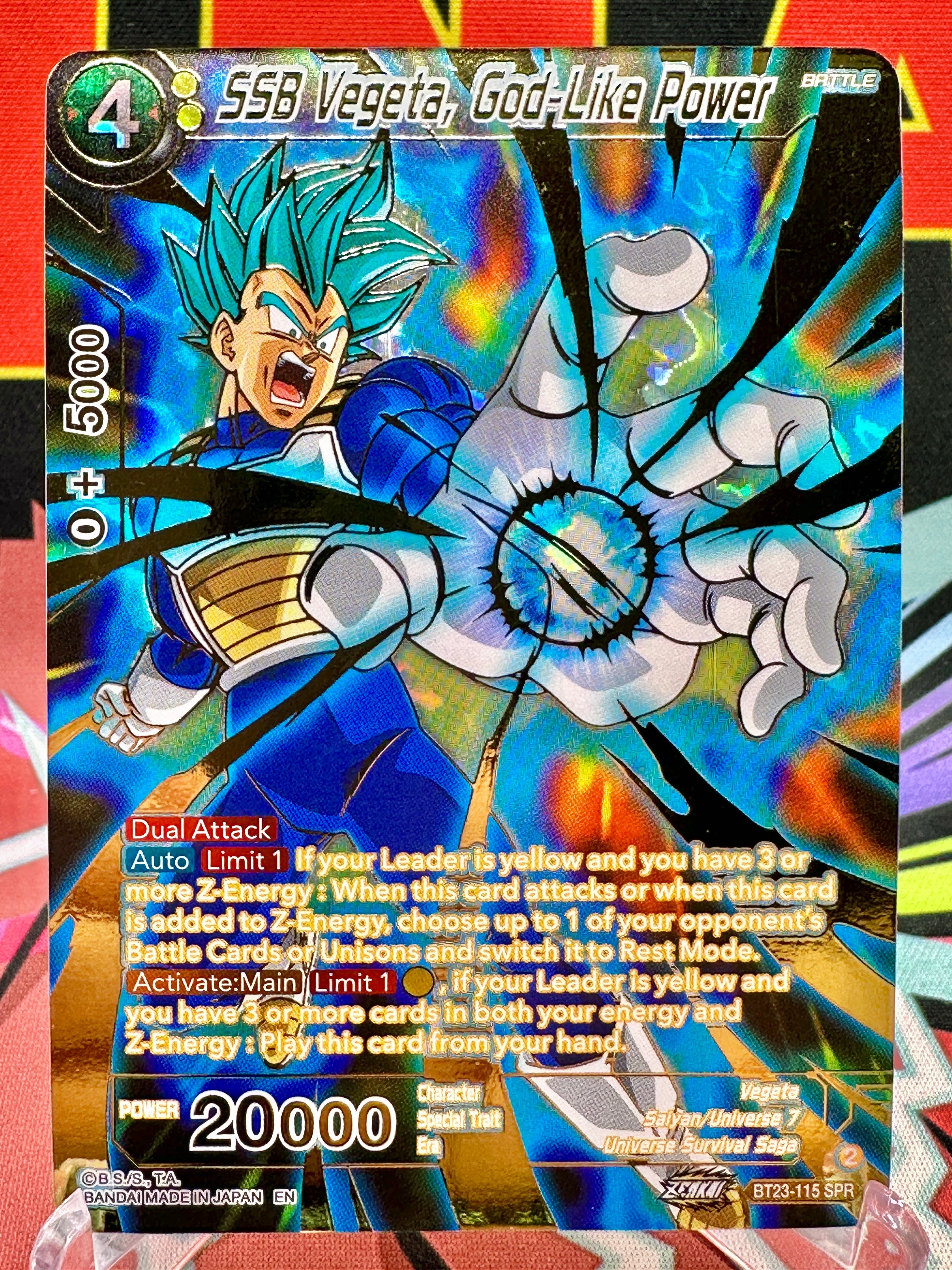BT23-115 SPR SSB Vegeta, God-like Power (2023)