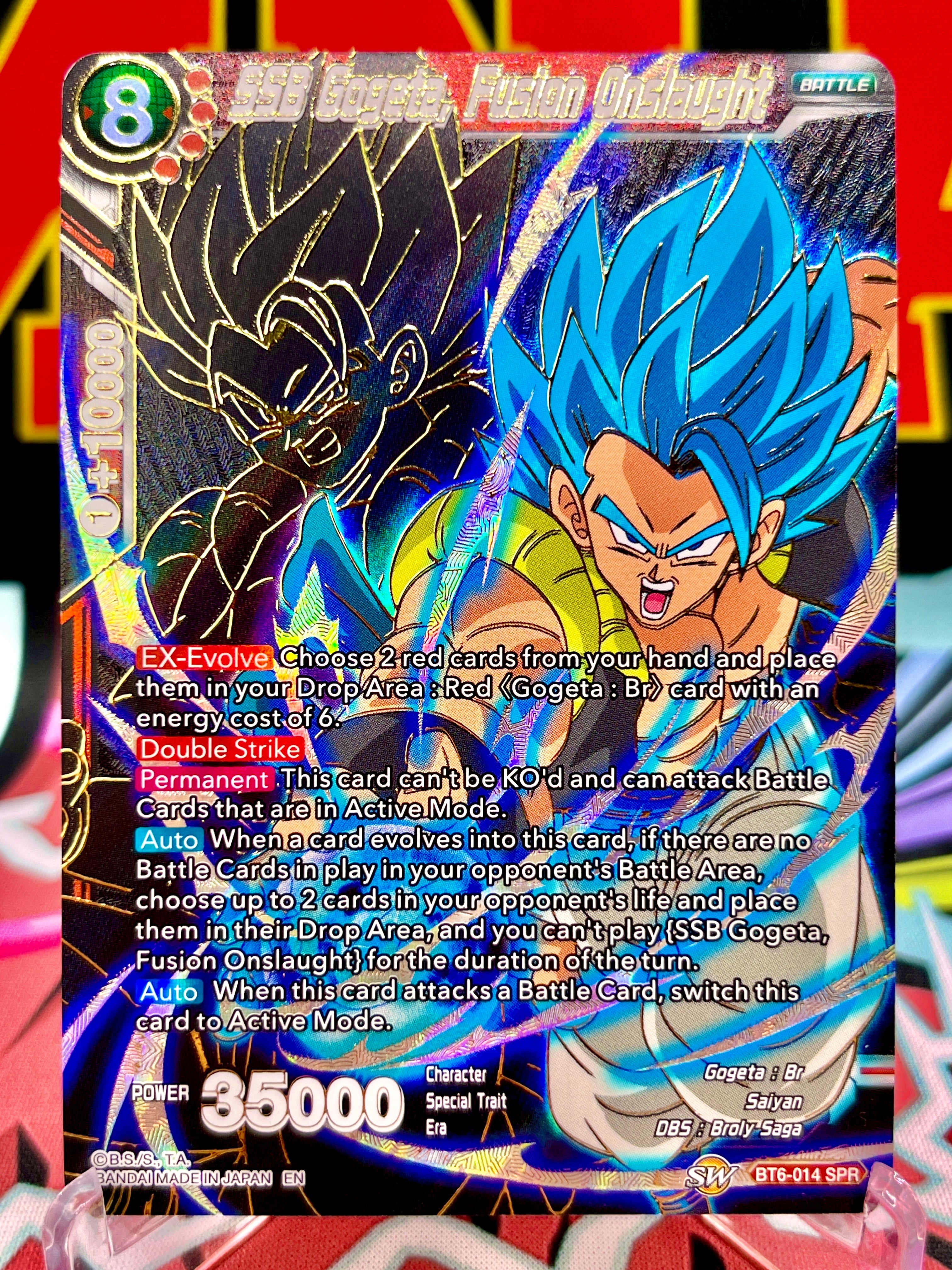 BT6-014 SPR SSB Gogeta, Ataque de fusión (2019)