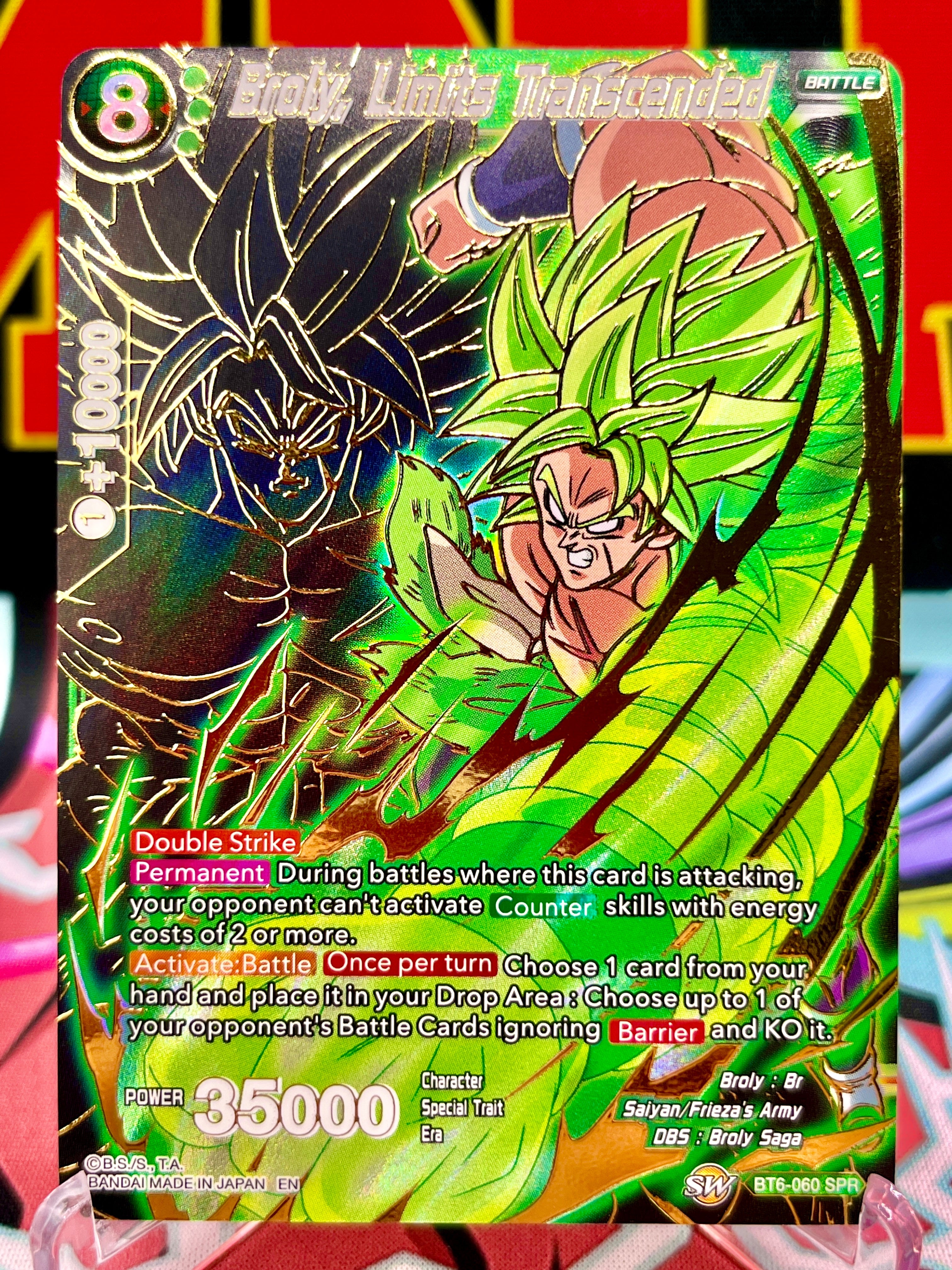 BT6-060 SPR Broly, limiti trascesi (2019)