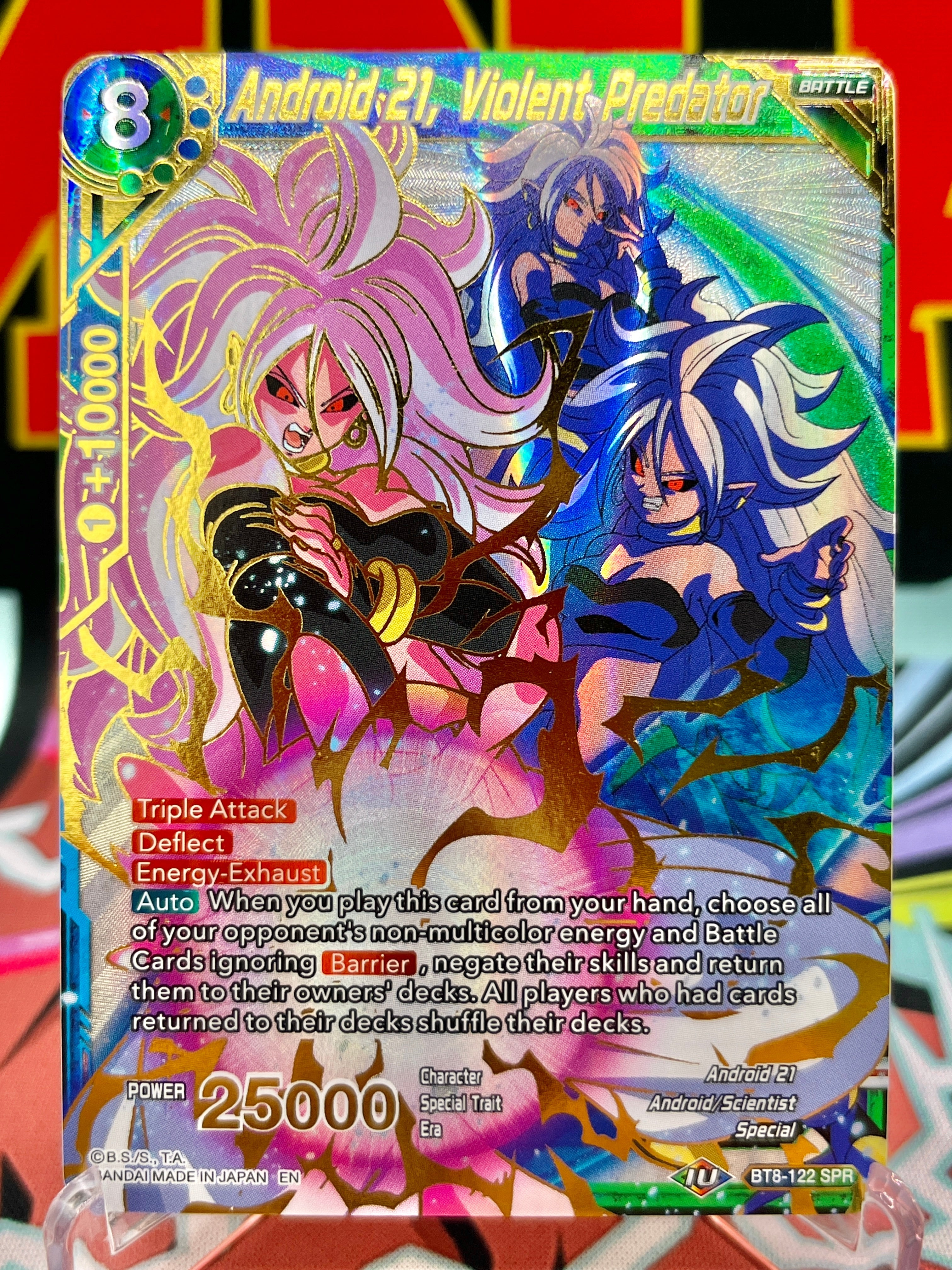 BT8-122 SPR Androide 21, Depredador violento (2019)