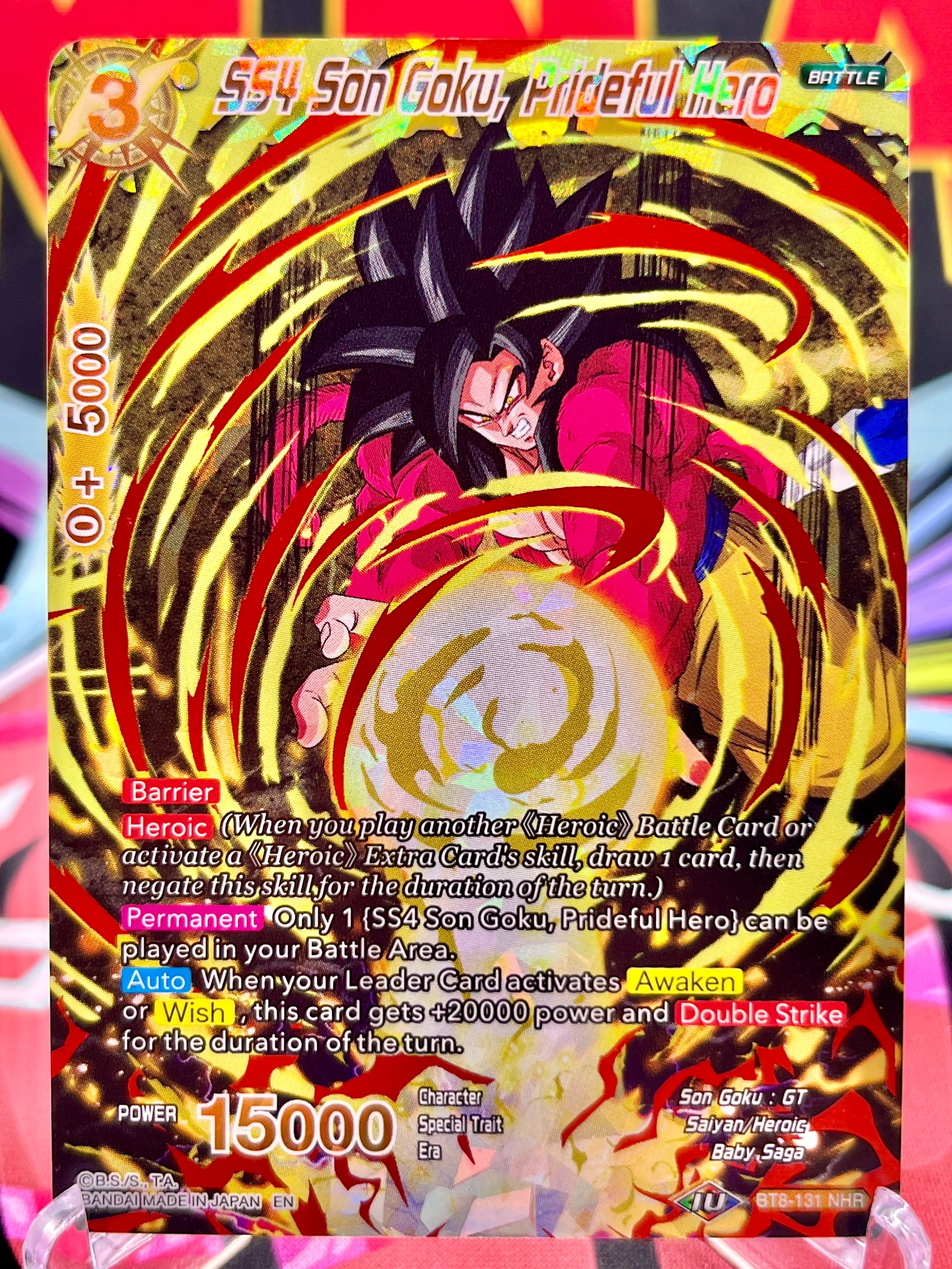 BT8-131 NHR SS4 Son Goku, Prideful Hero (2019)