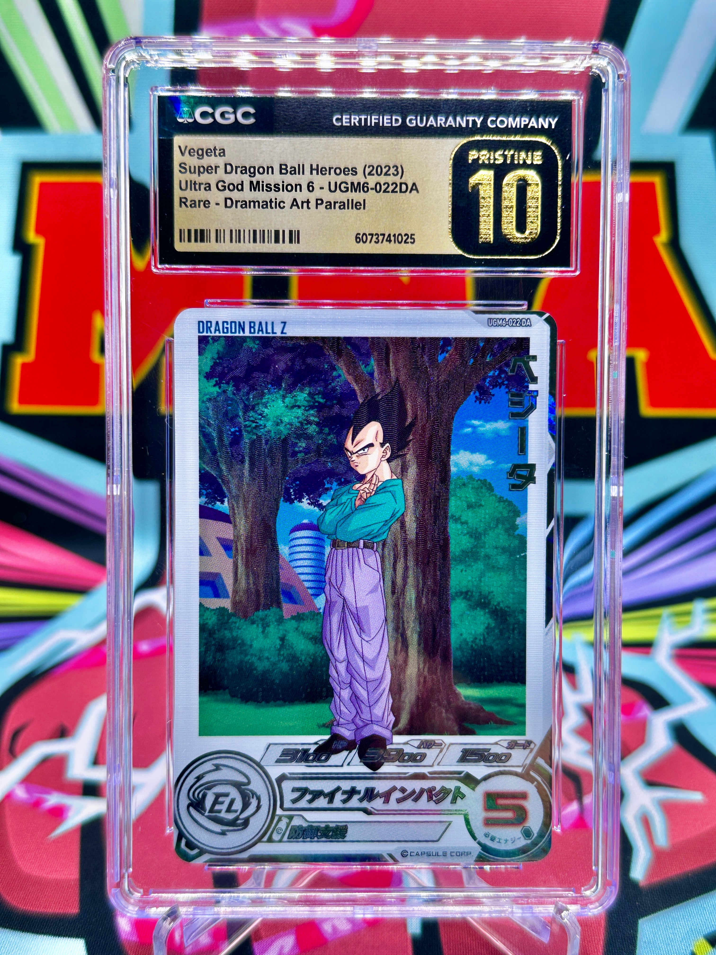 CGC 10 UGM6-022 DA Vegeta,The Saiyan Prince R (2023)