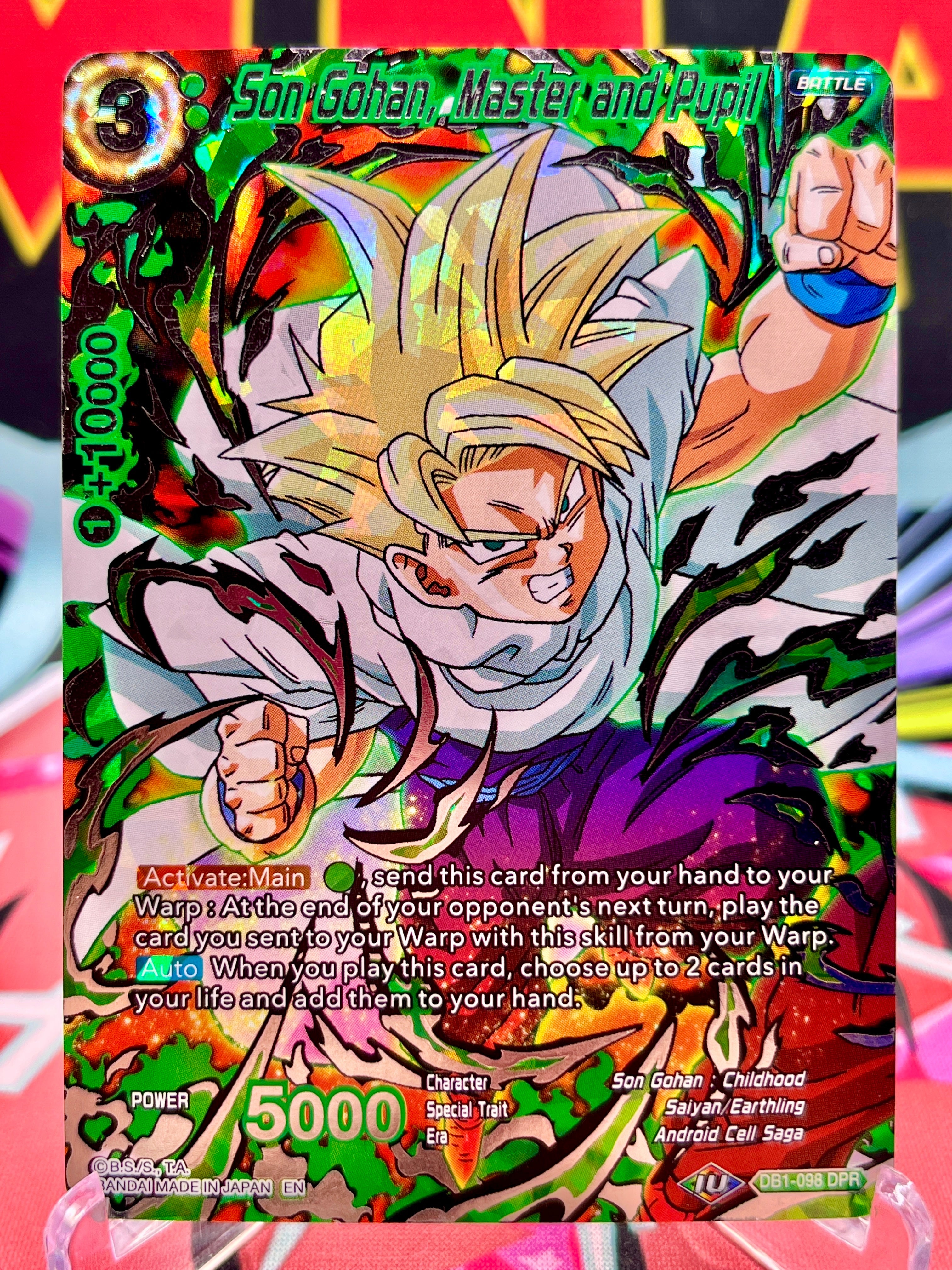 DB1-098 DPR Son Gohan, Master and Pupil (2019)