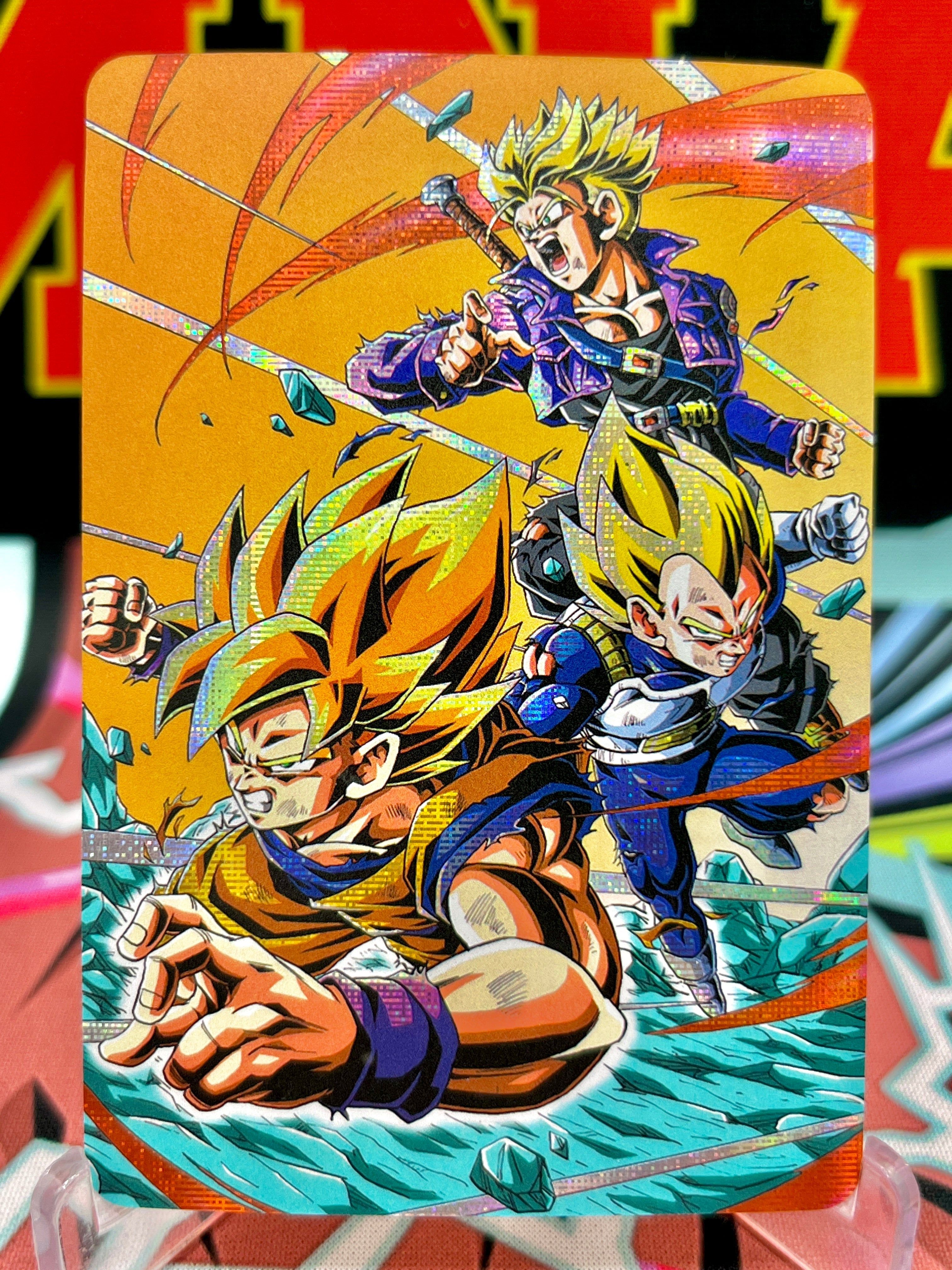 DBAC2-10 Goku, Vegeta, & Trunks Art Card