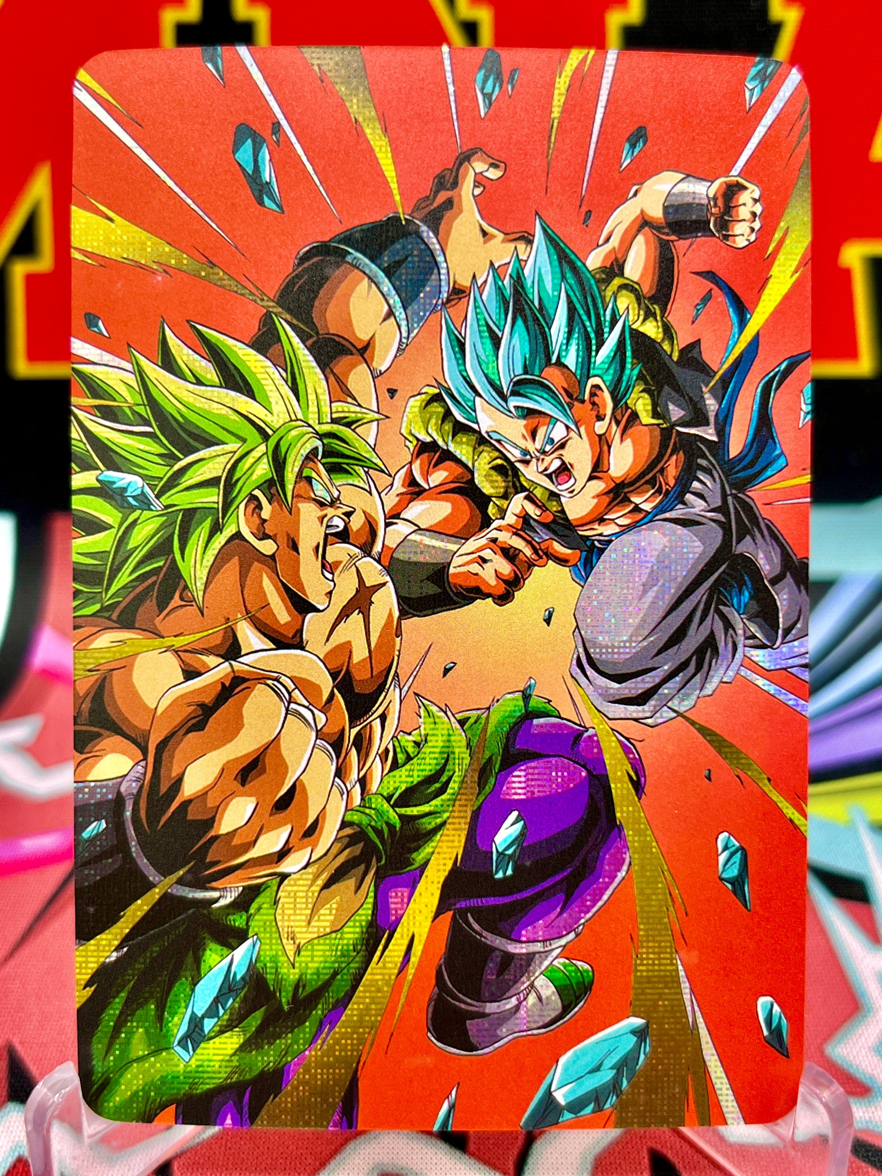 DBAC2-13 Carta artistica Broly e Gogeta