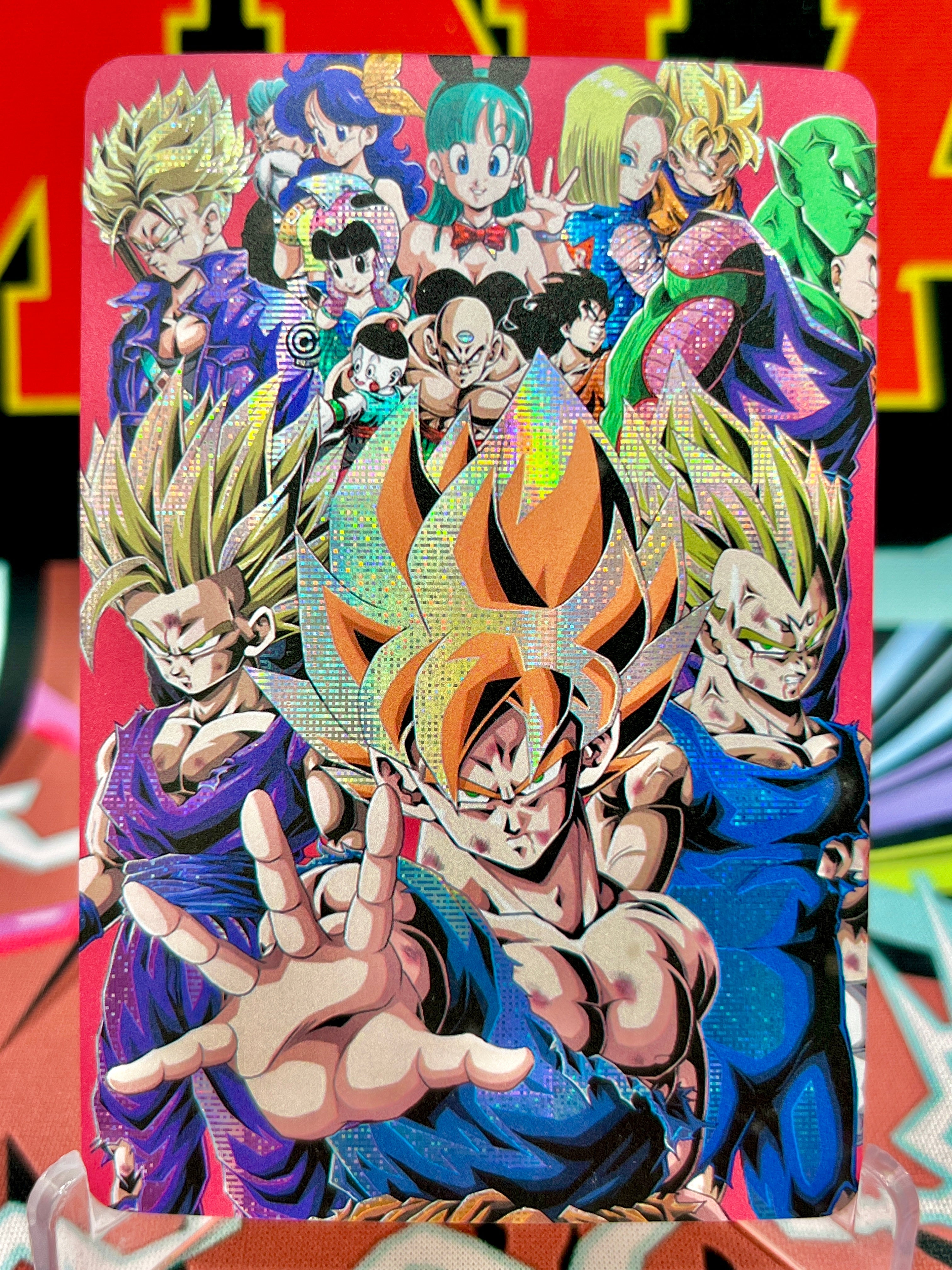 DBAC2-32 Son Goku, Gohan, & Vegeta Art Card