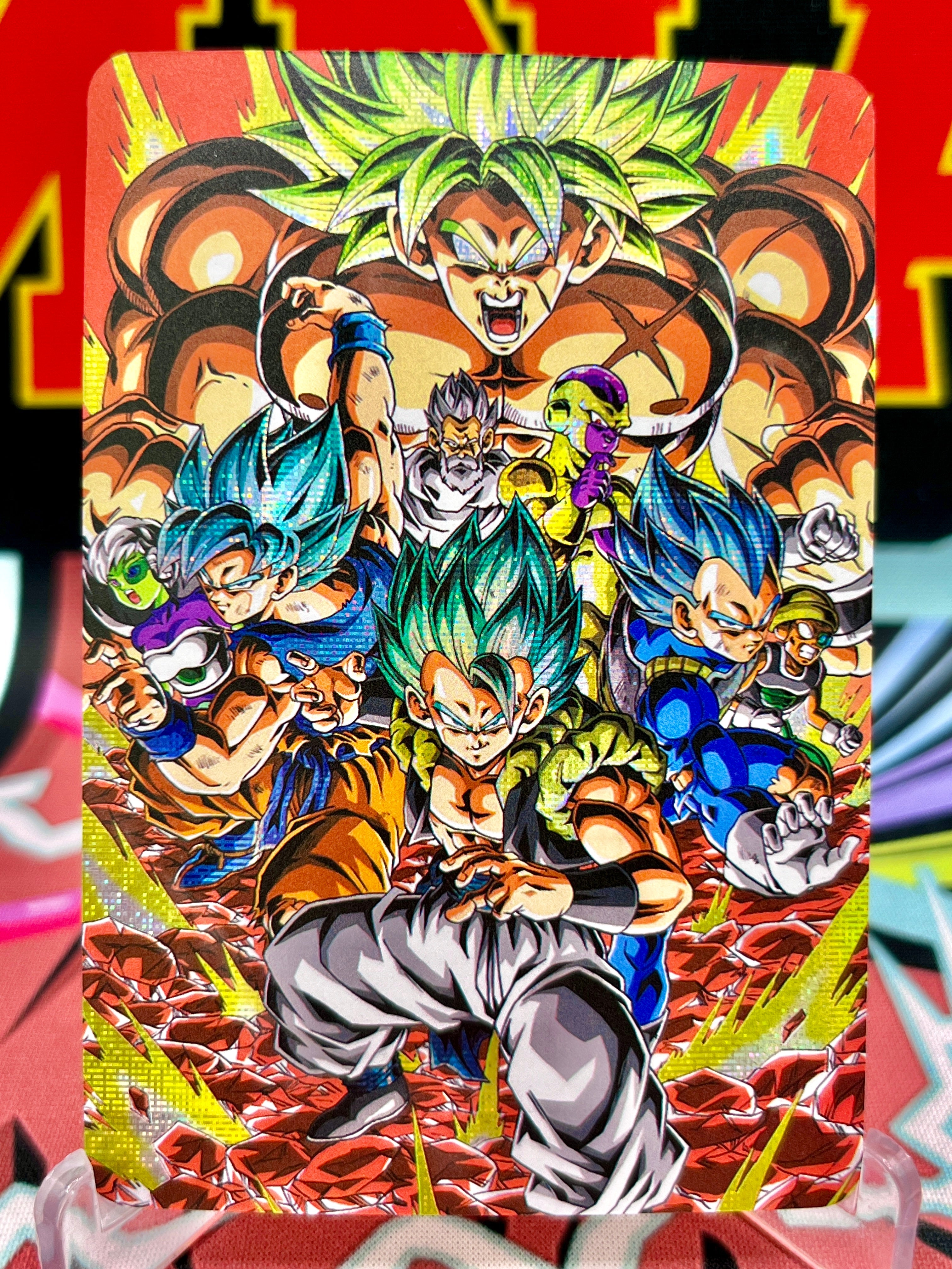 DBAC2-35 Gogeta, Broly, Goku e Vegeta Art Card