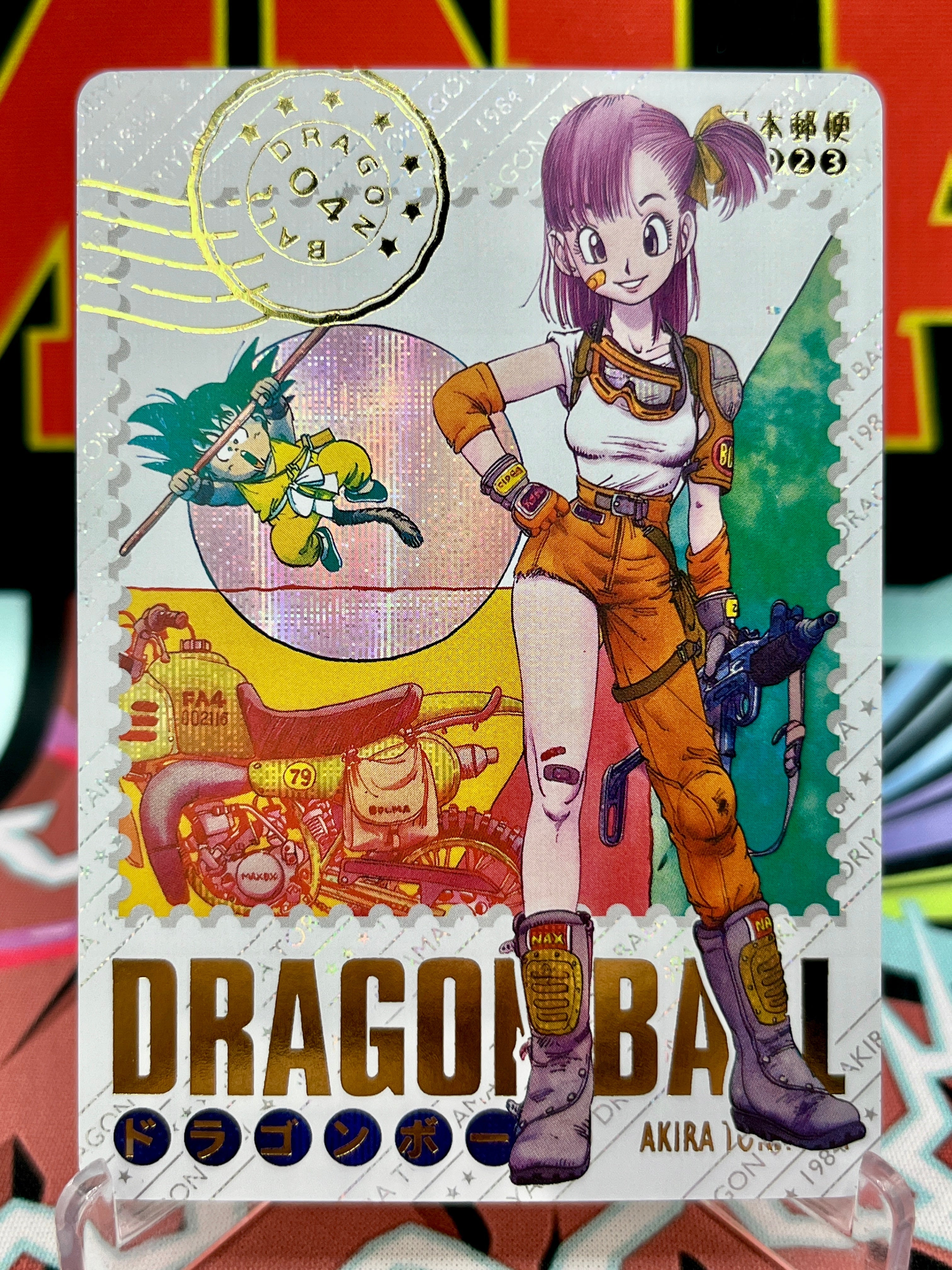 DBAC3-08 Kid Goku & Bulma Art Card