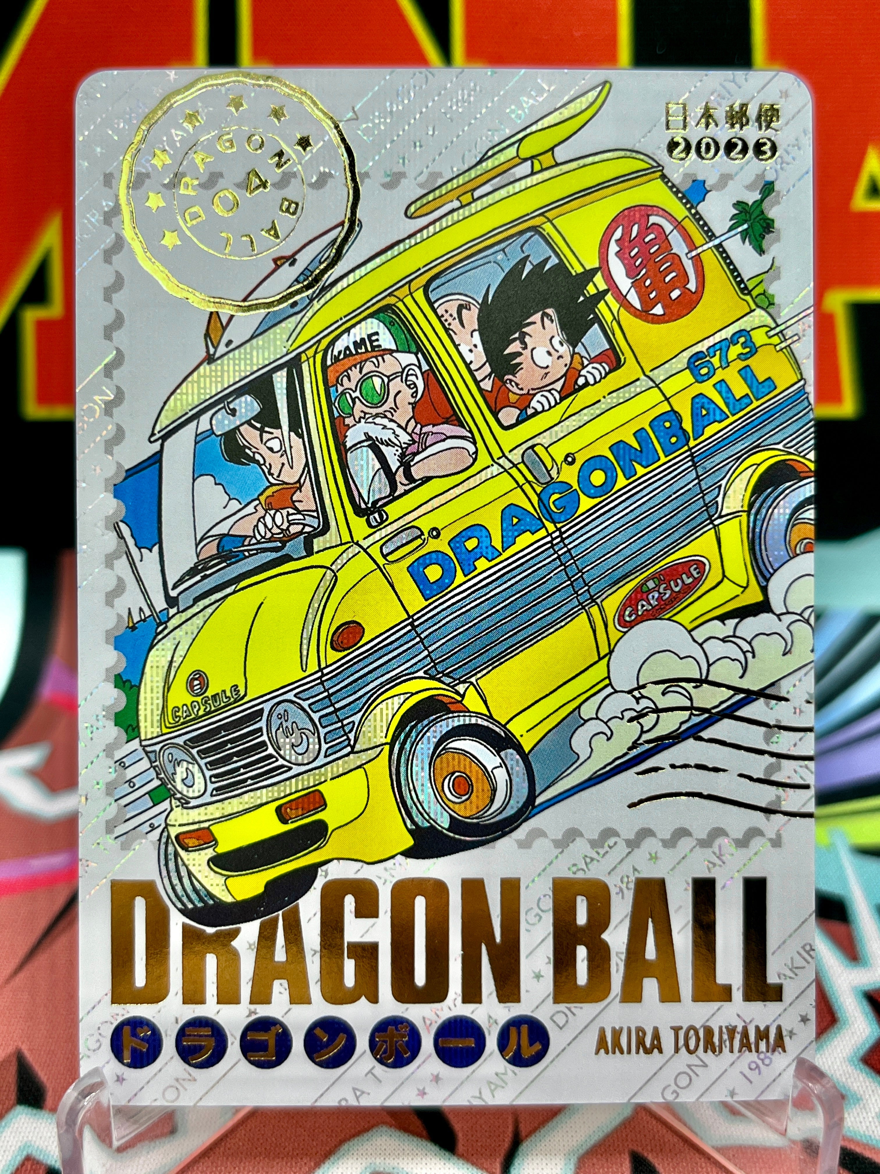 DBAC3-09 Carta artistica di Kid Goku, Krillin, Yamcha e Maestro Roshi
