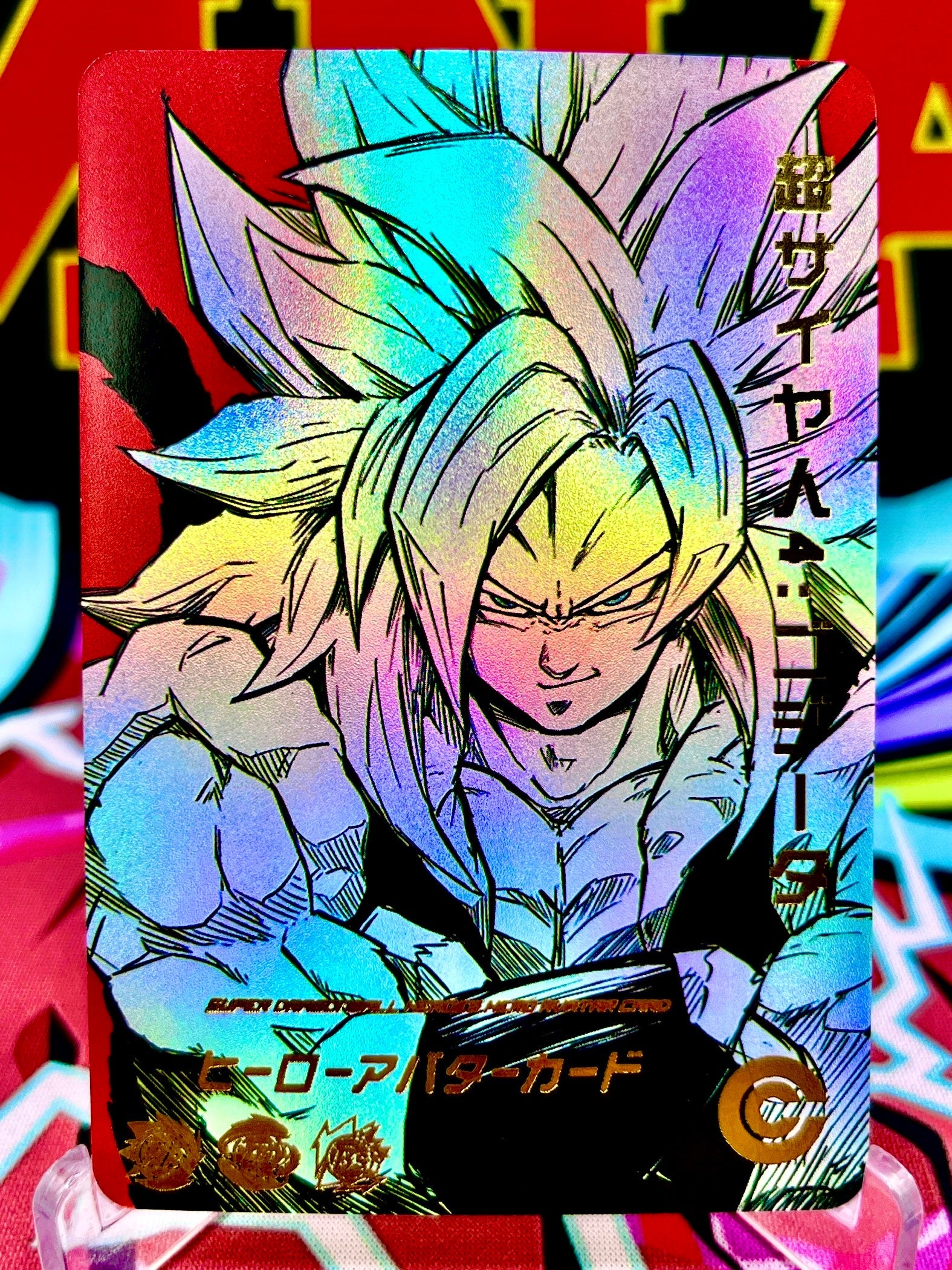 Tarjeta de arte DBHA1-02 de Gogeta Super Saiyan 4