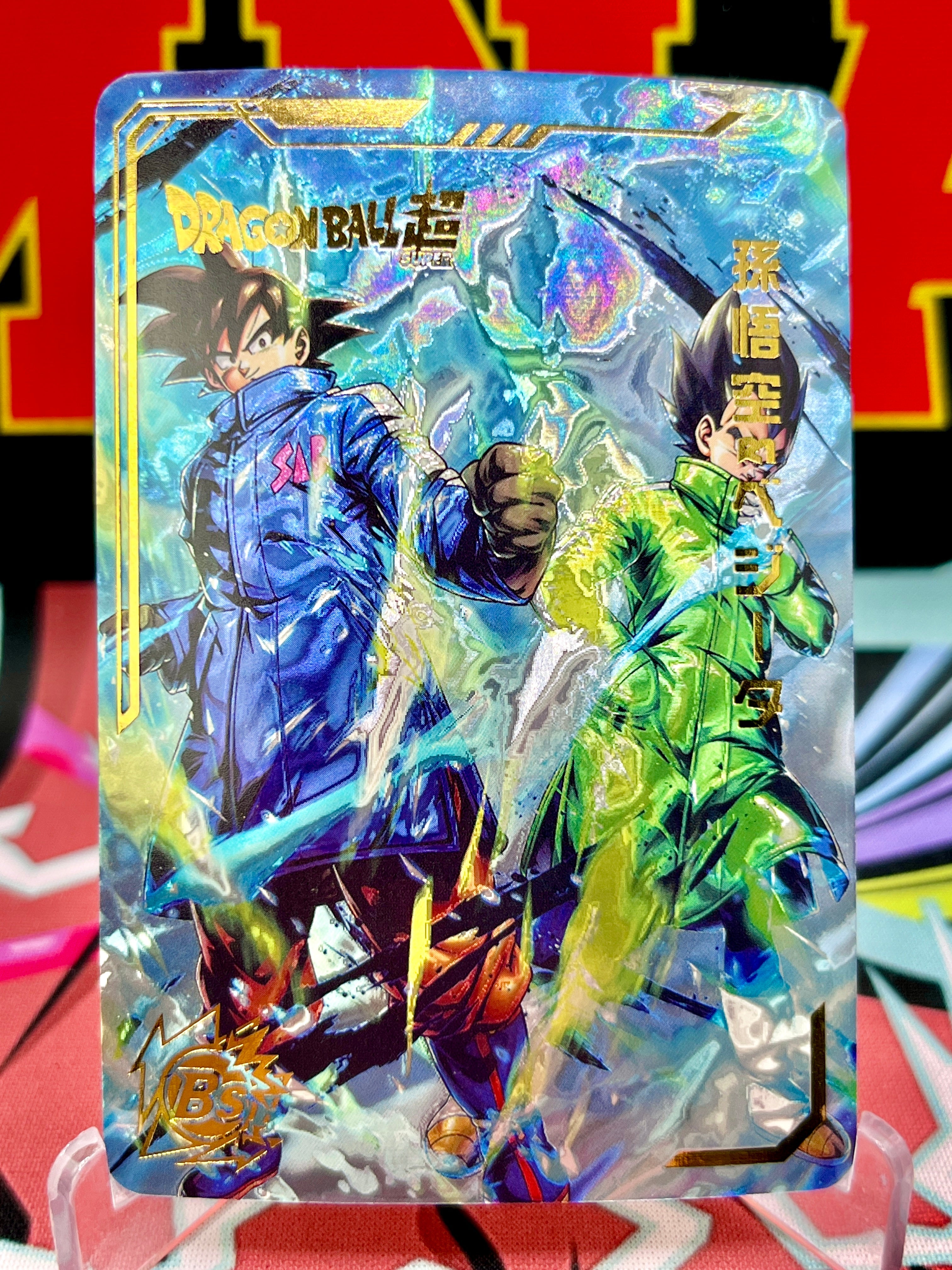 DBHA12-38 Tarjeta de arte de Son Goku y Vegeta