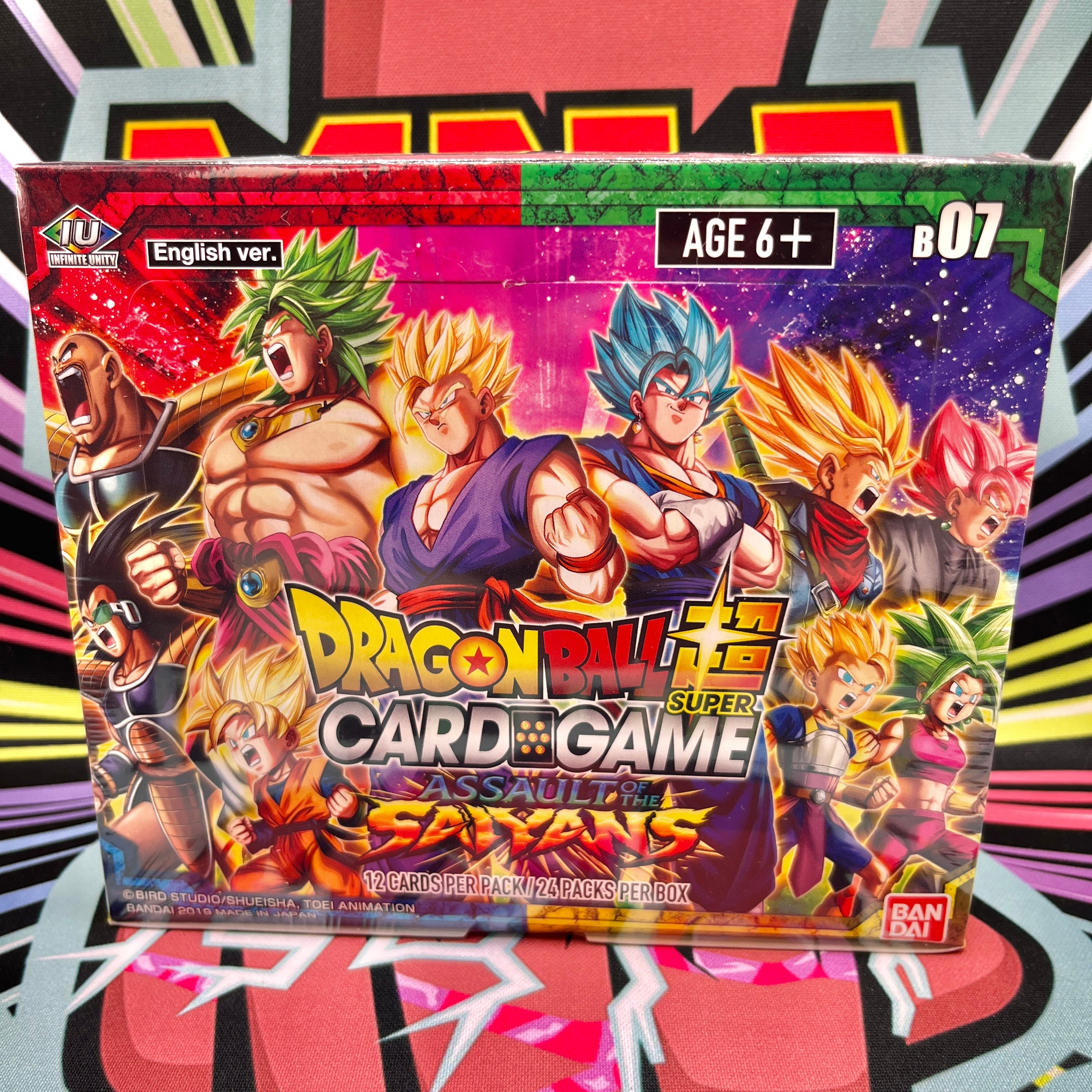 DBS-B07 Assalto dei Saiyan Booster Box (2019)