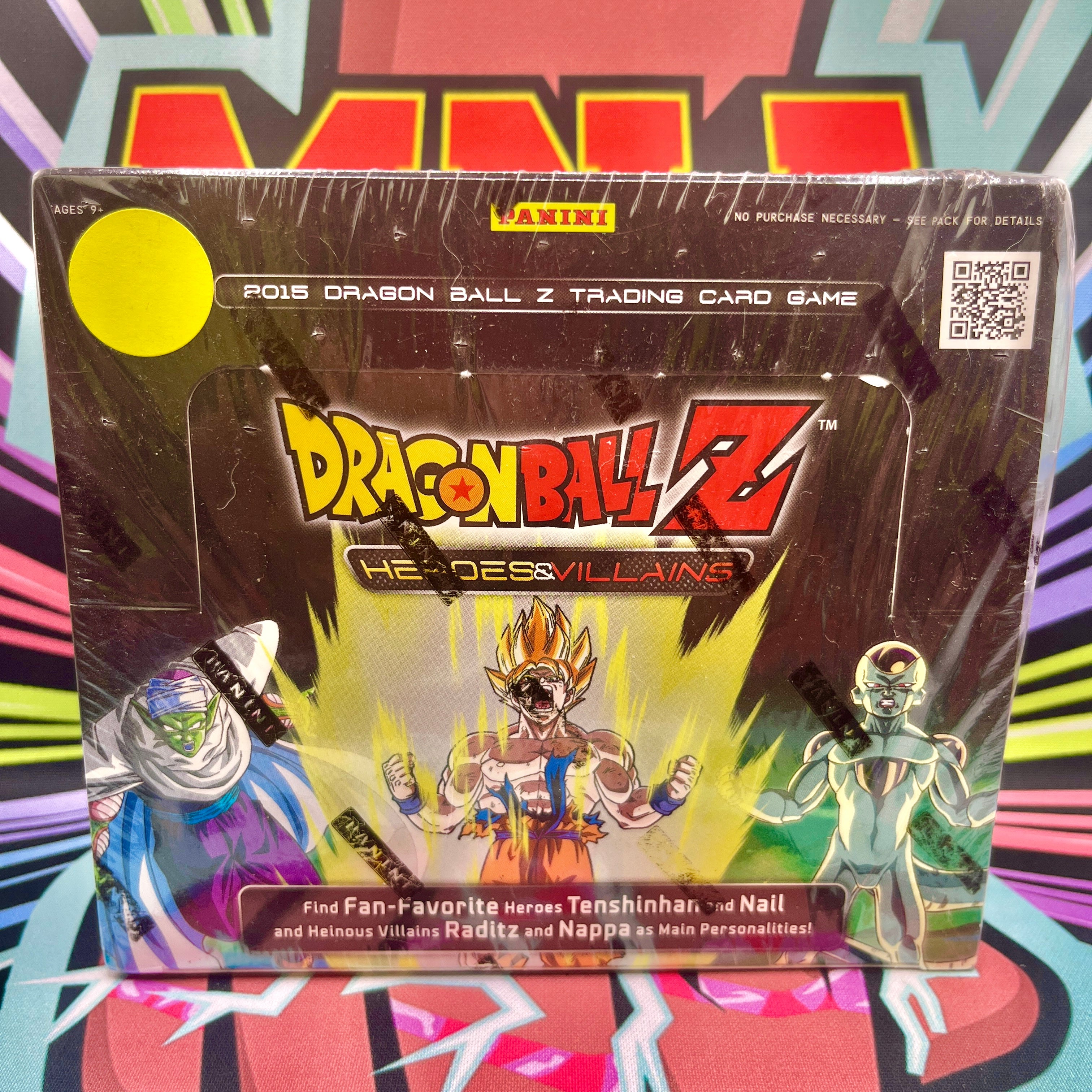 Caja de sobres de Héroes y Villanos de DBZ (2015)