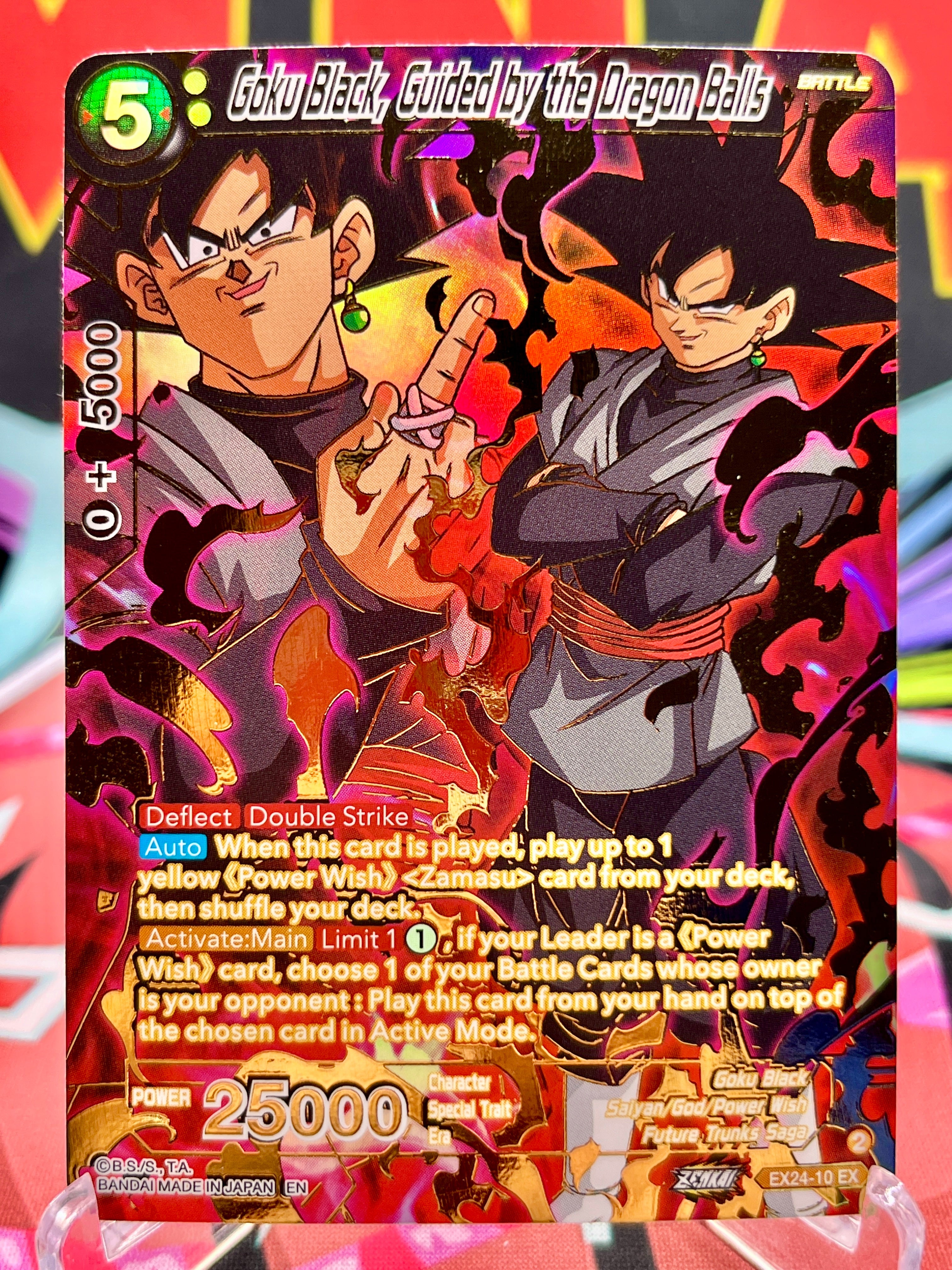 EX24-10 EX Goku Black, Guided by the Dragon Balls (2024)