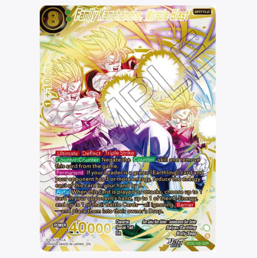 Three Glorious Fighters Booster Box (BT30)