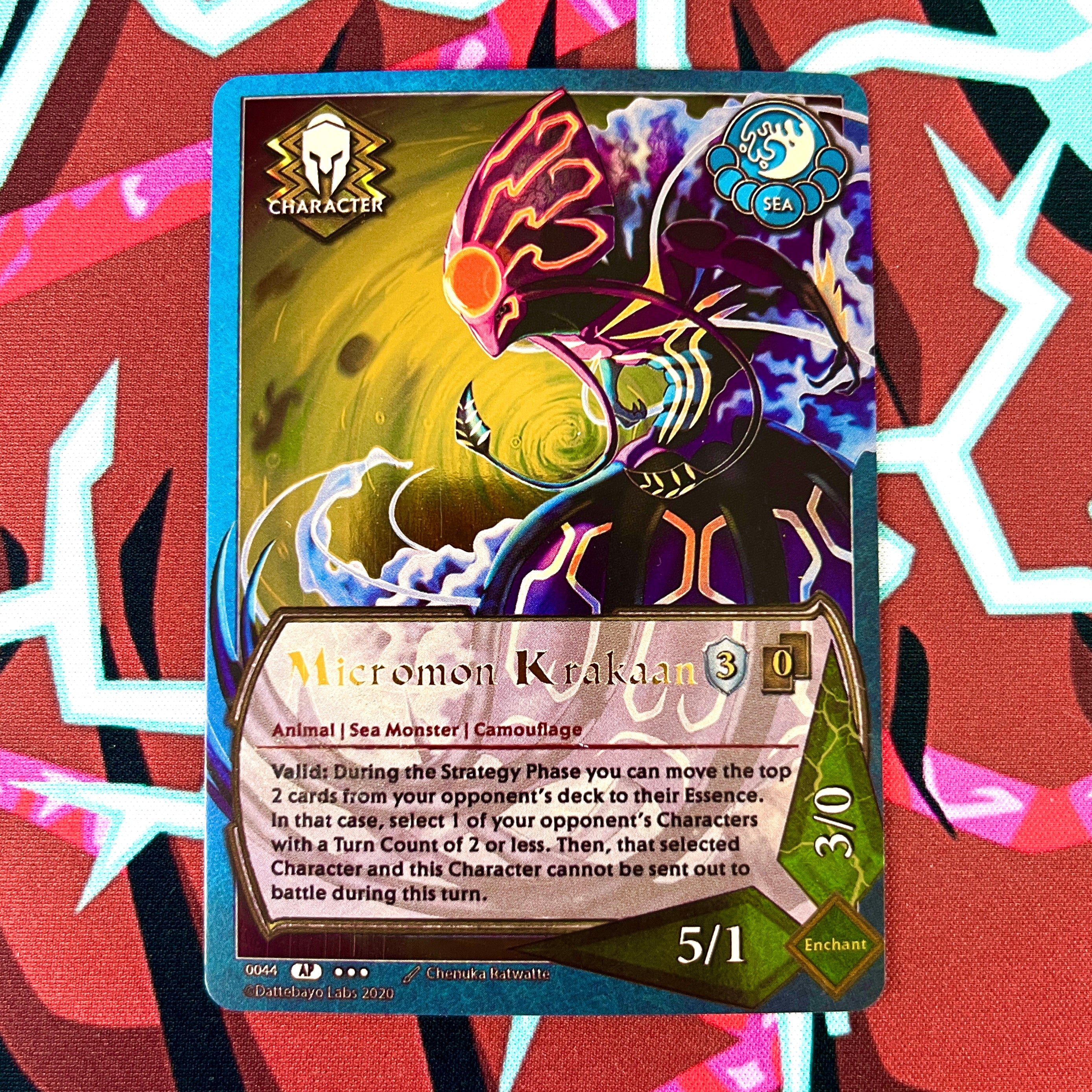 Micromon Krakaan - 0th Edition Gold Foil