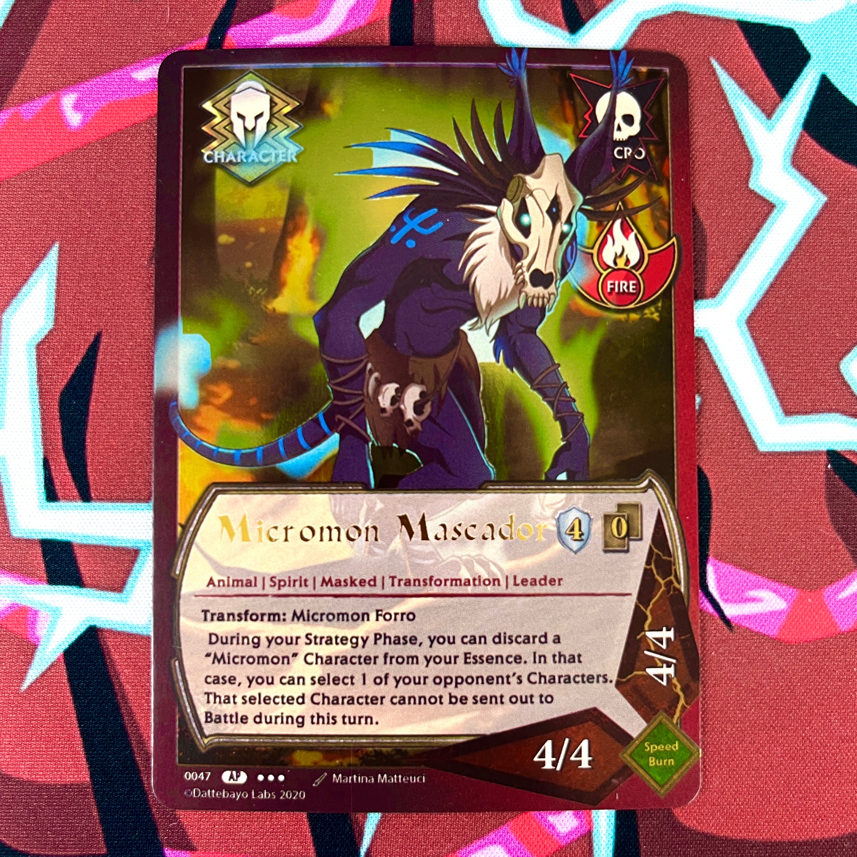 Micromon Mascador - 0th Edition Gold Foil