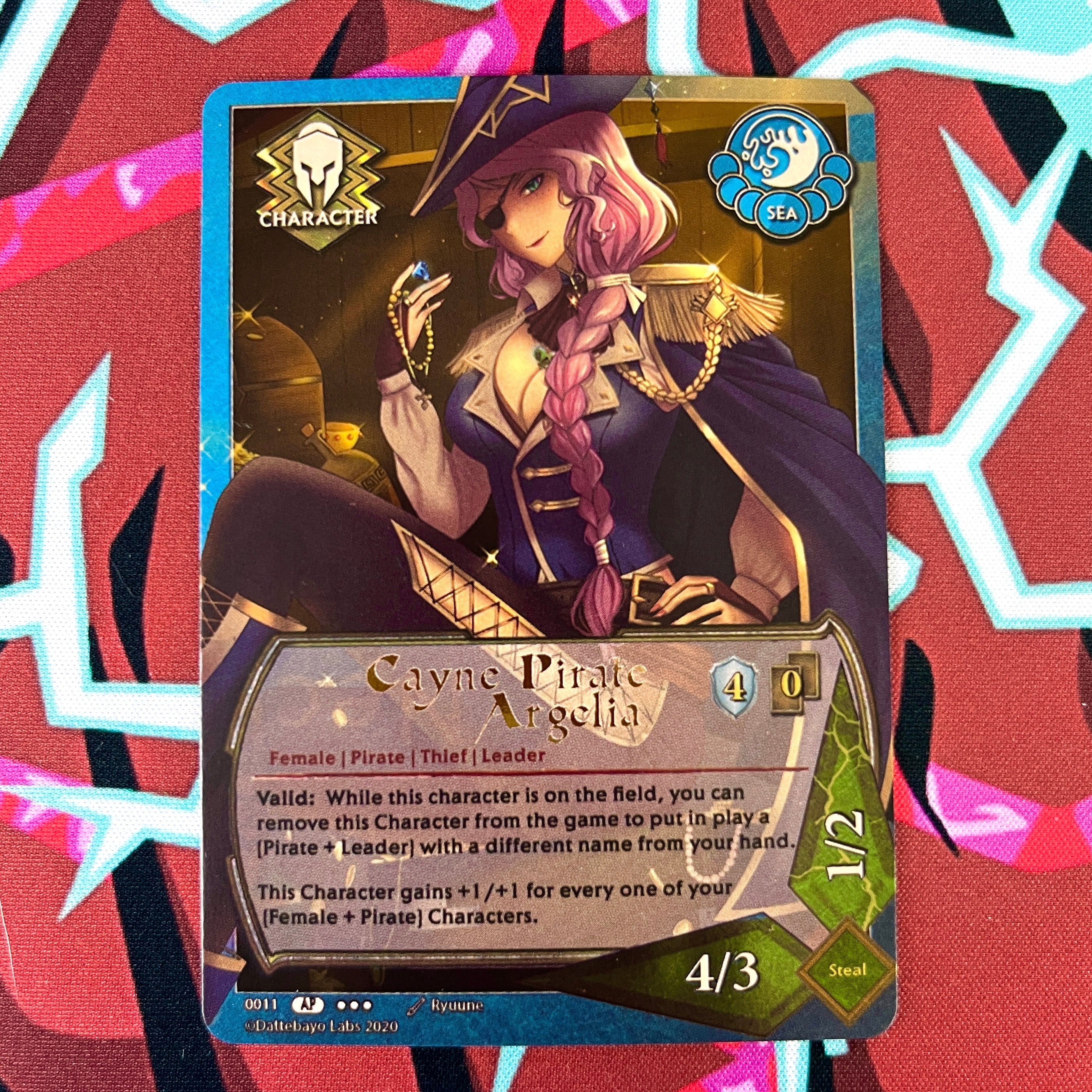 Cayne Pirate Argelia - 0th Edition Gold Foil