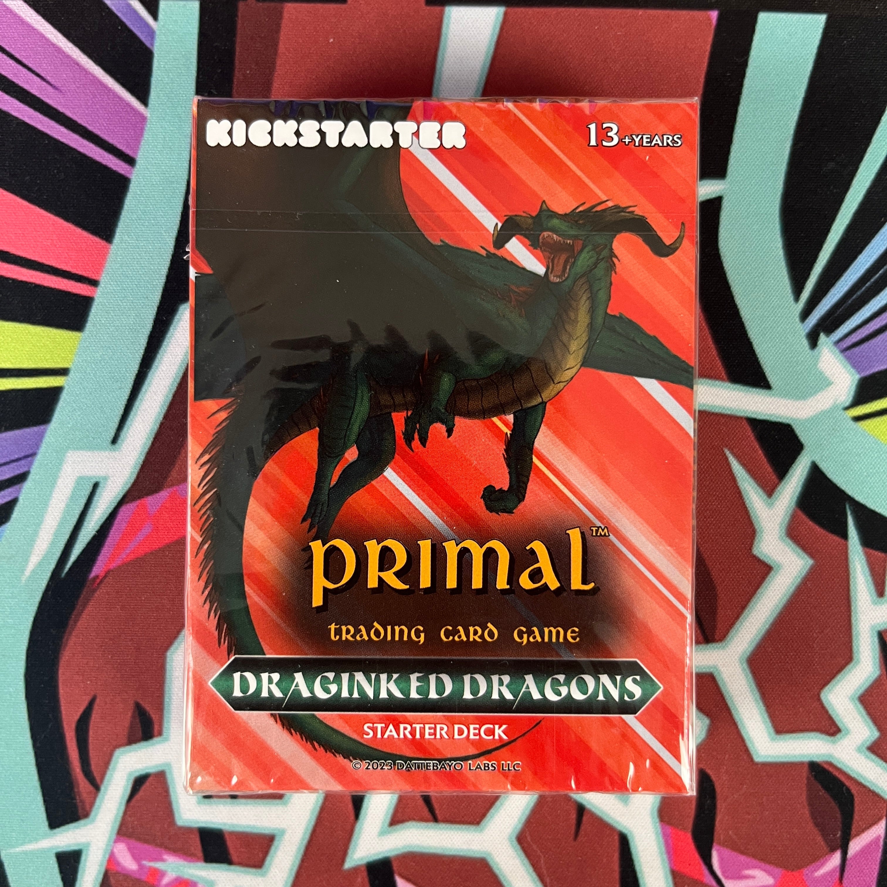 Mazzo di partenza dei draghi dragati di Primal TCG Kickstarter