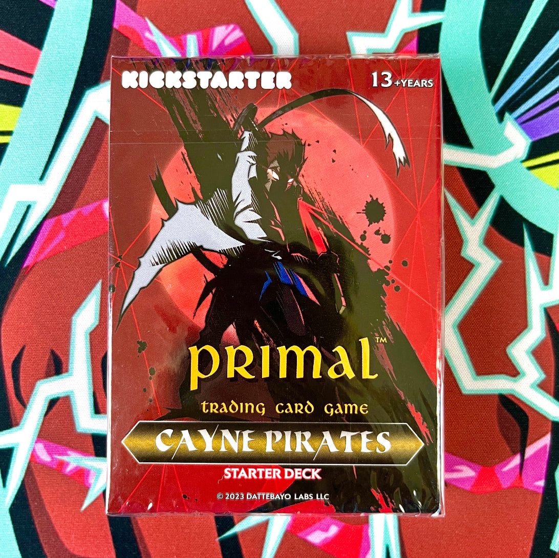 Mazzo di partenza Kickstarter Cayne Pirates di Primal TCG