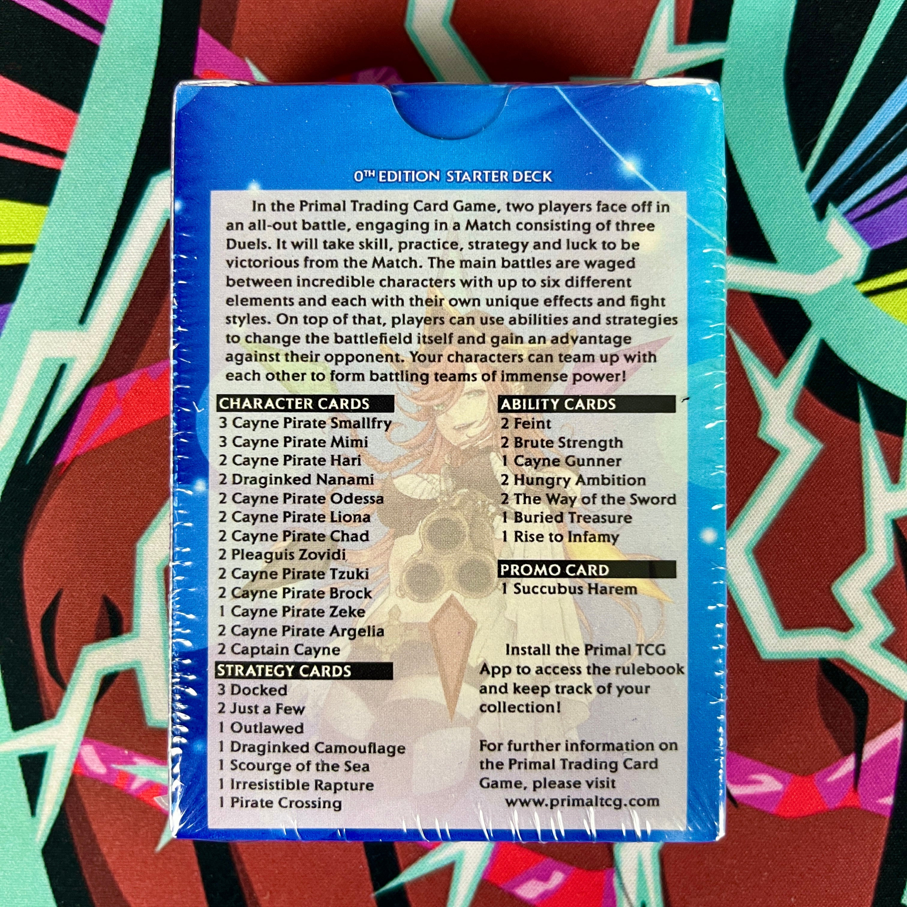 Mazzo introduttivo Cayne Pirates 0th Edition di Primal TCG
