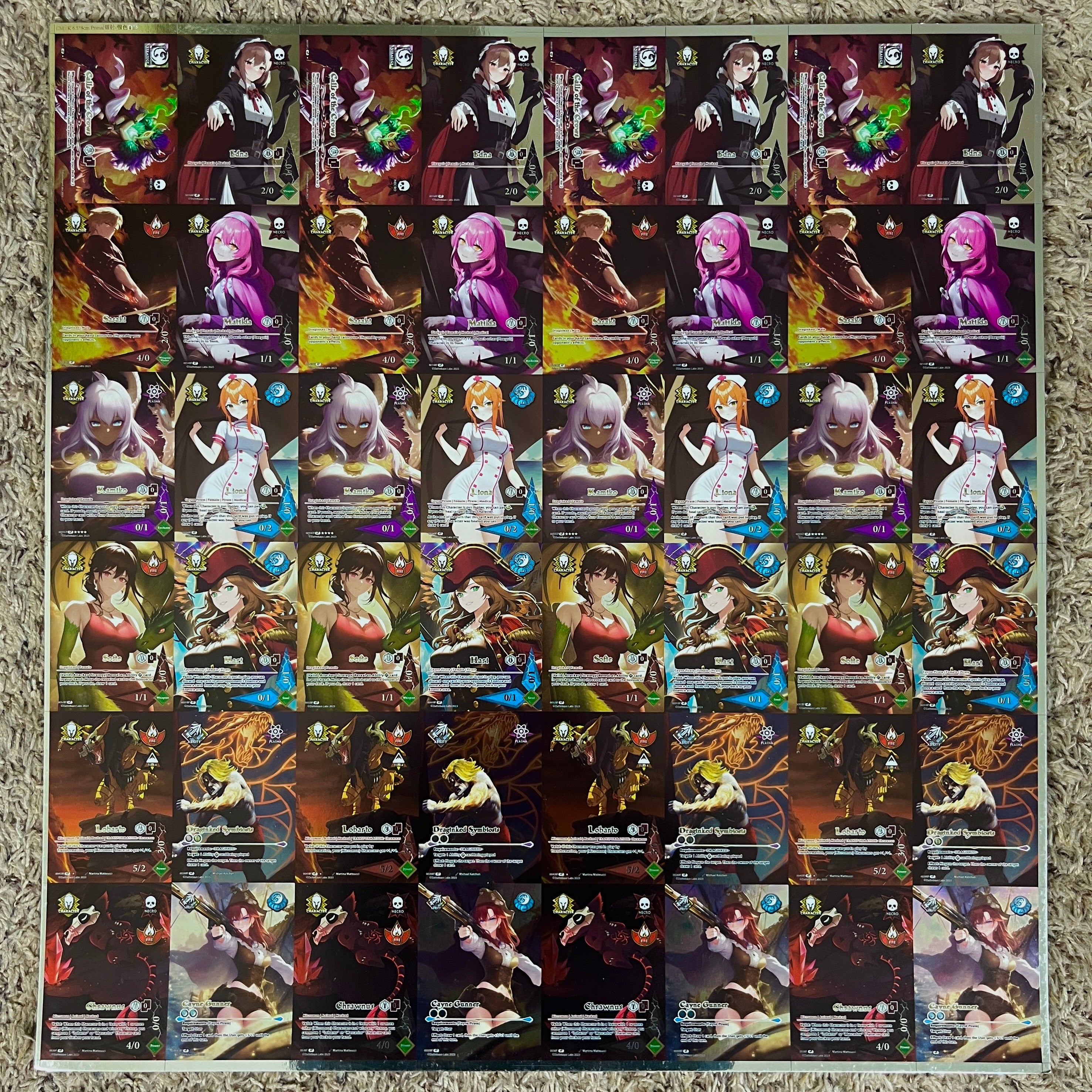 Primal TCG Promo Pack 2023 Uncut Sheet (Full Arts)