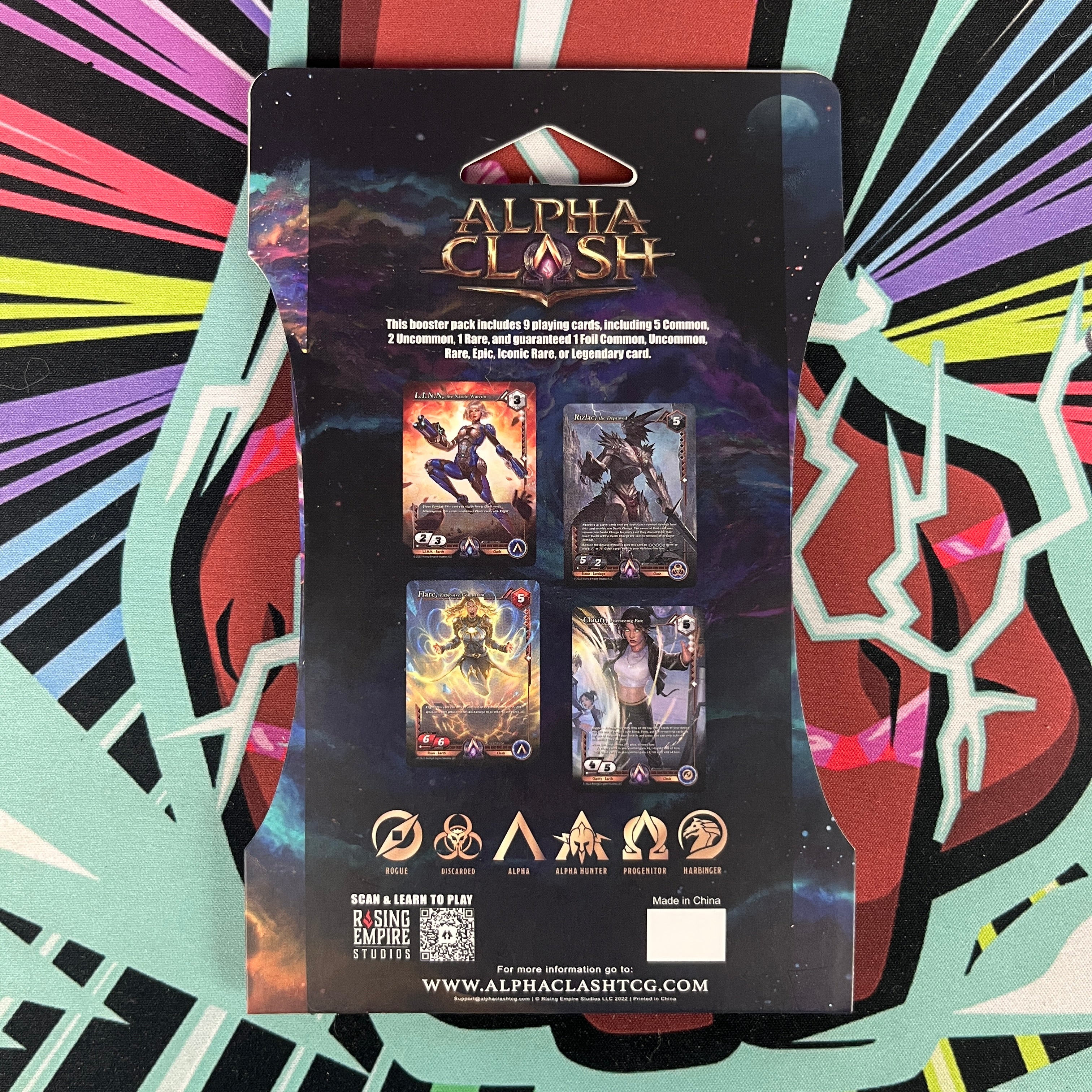 Alpha Clash Kickstarter Blister Pack (SAMPLE)