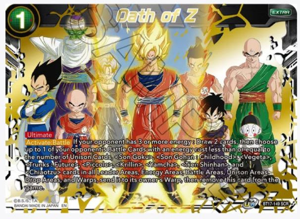 Scatola di potenziamento DBS-B17 Ultimate Squad (2022)