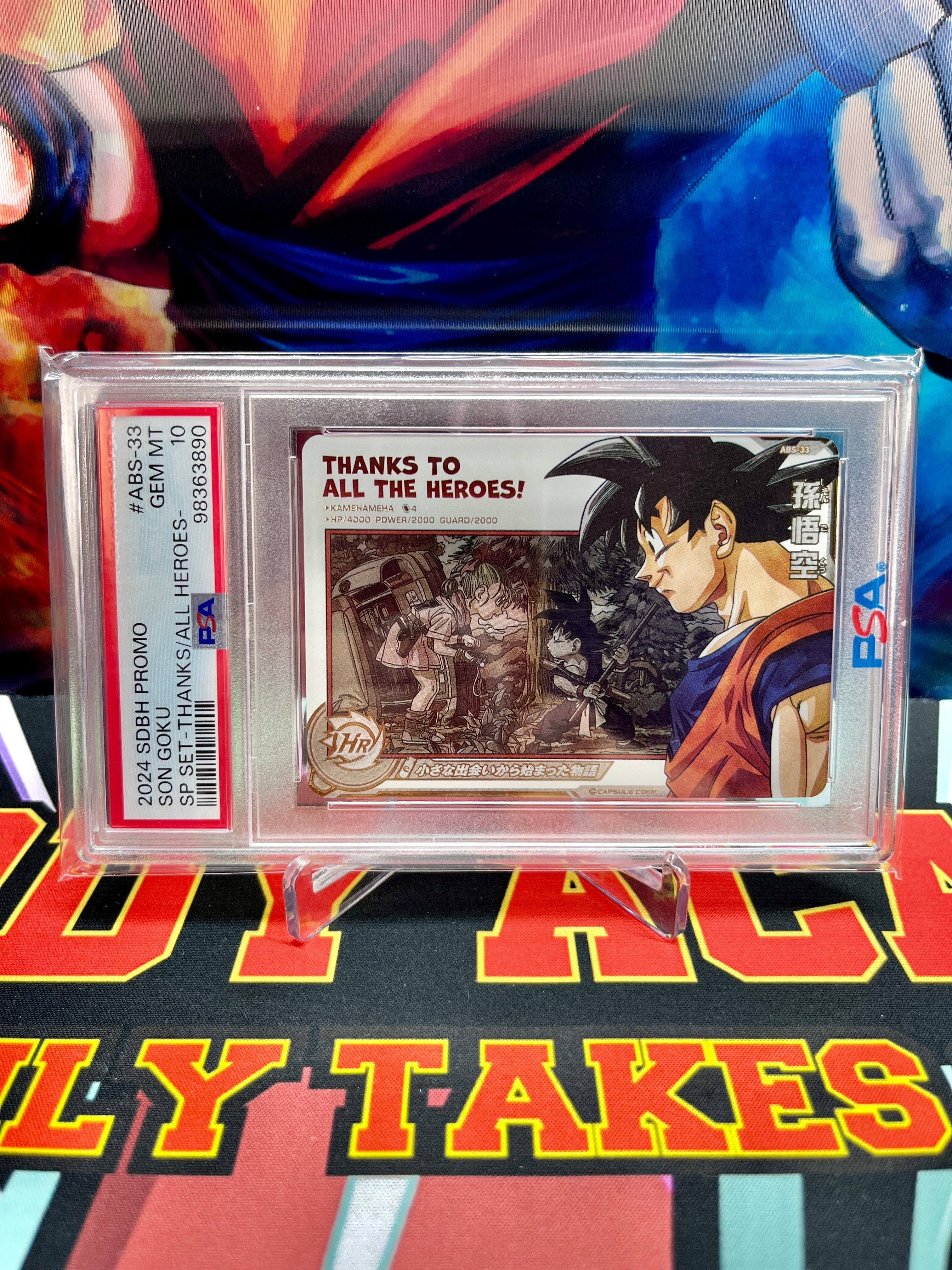 PSA 10 ABS-33 Son Goku Secret (2024)
