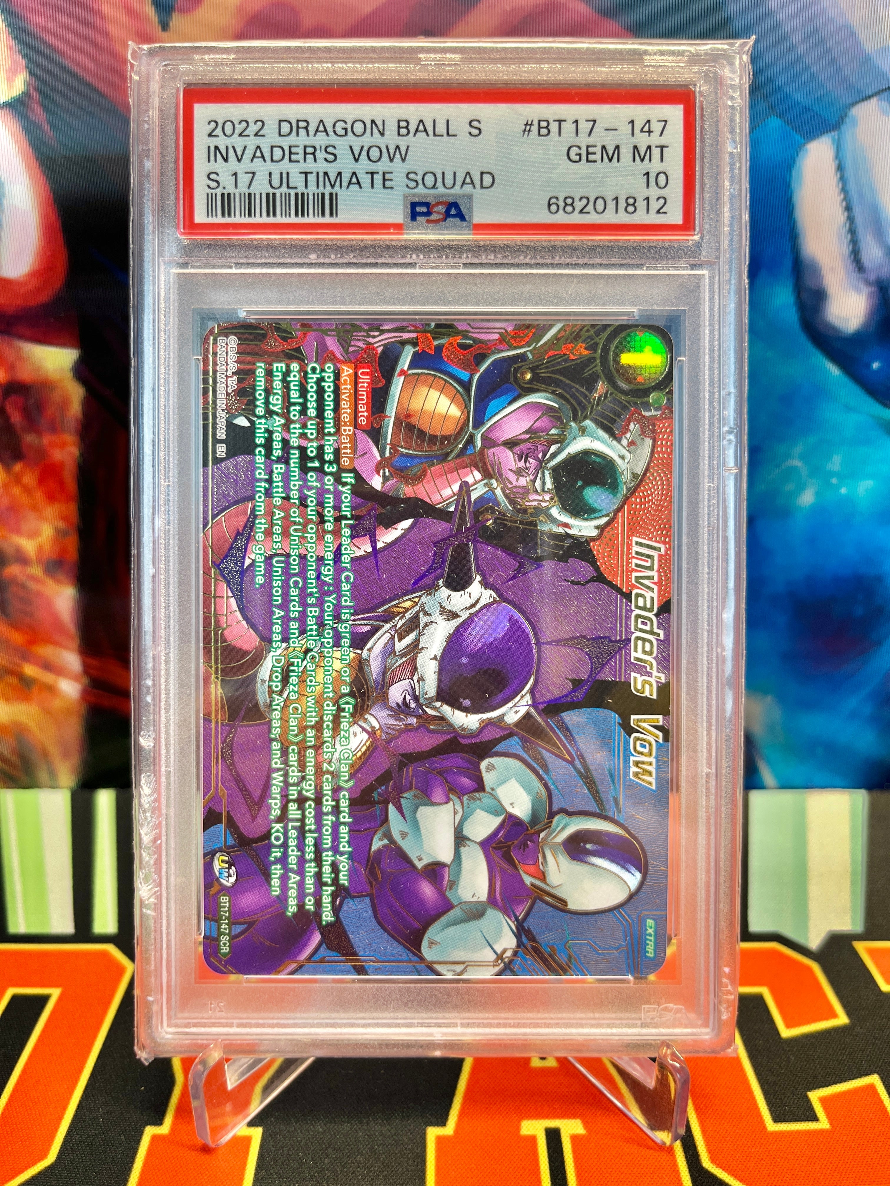 PSA 10 BT17-147 Invader's Vow SCR (2022)