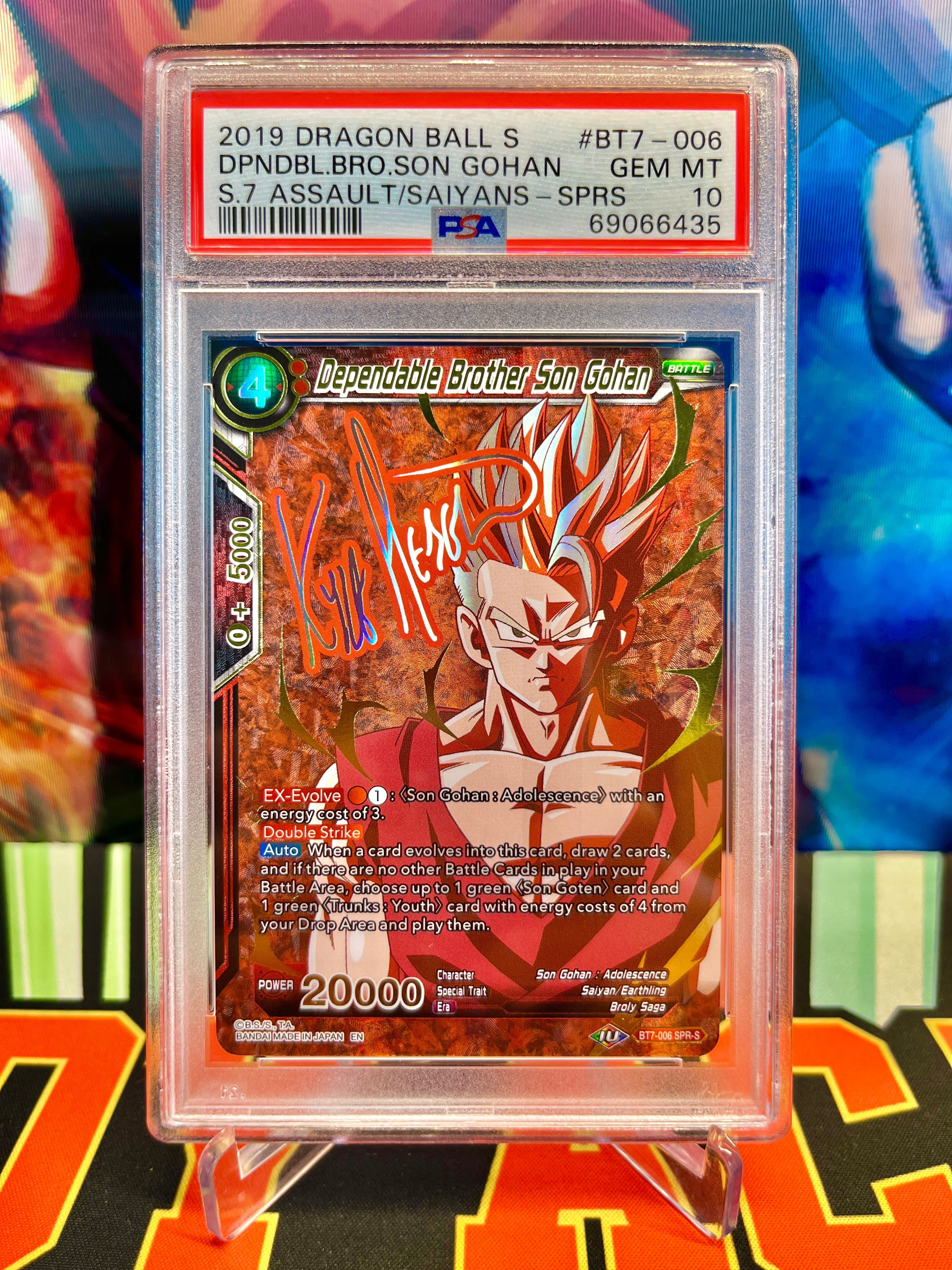 PSA 10 BT7-006 El hermano confiable Son Gohan SPR-S (2019)