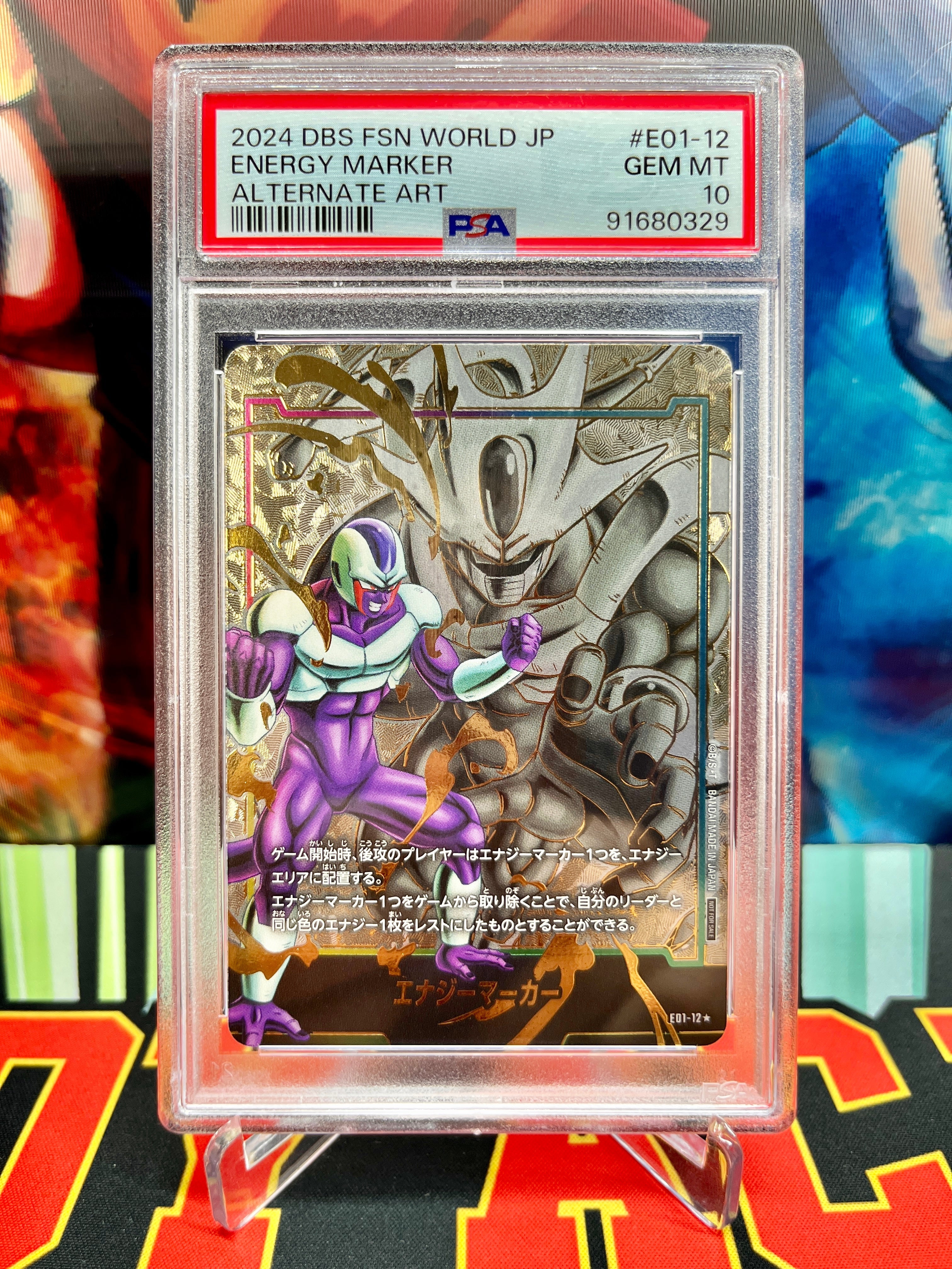 PSA 10 E01-12★ Cooler Energy Marker (2024)