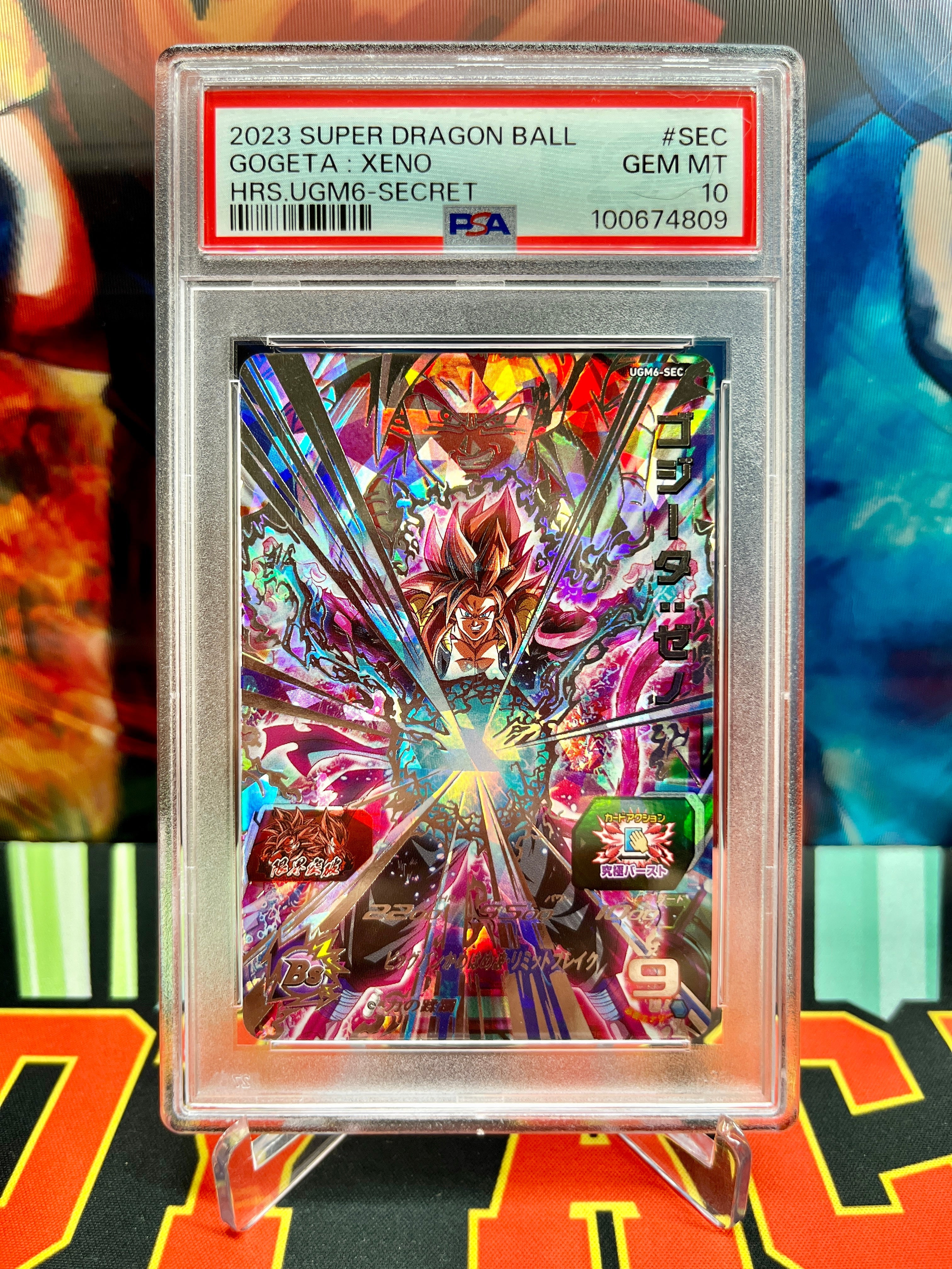 PSA 10 UGM6-SEC Gogeta:Xeno Secret (2023)
