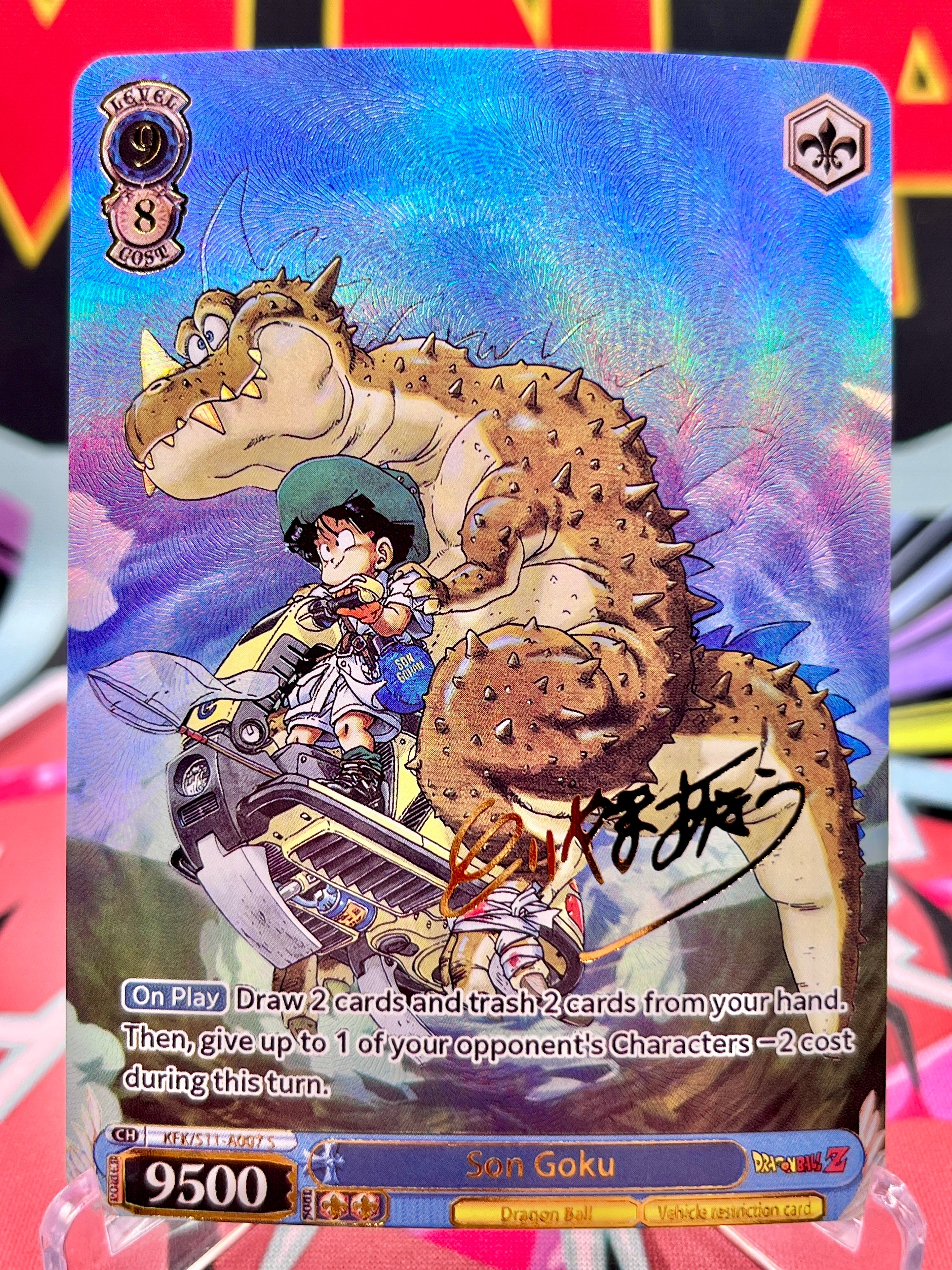 S11-A008 S Son Gohan Signed Art Card
