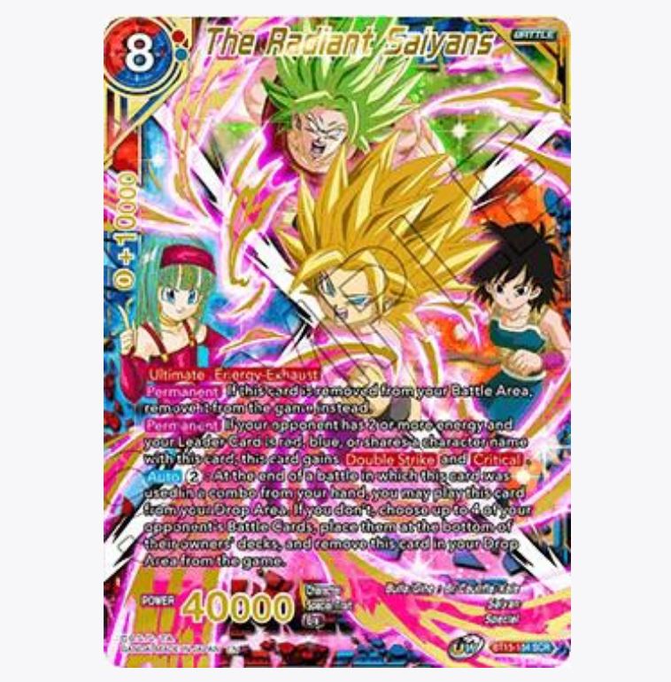 DBS-B15 Saiyan Showdown Premium Pack (2021)
